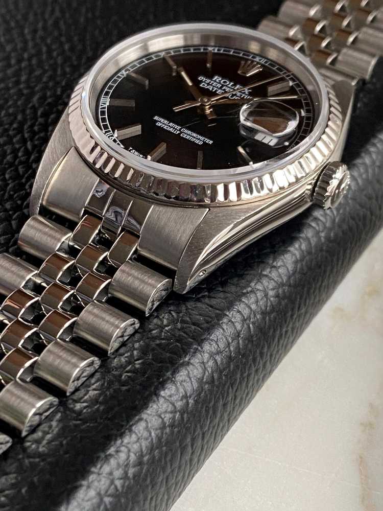 Image for Rolex Datejust 16234 Black 1991 with original box2