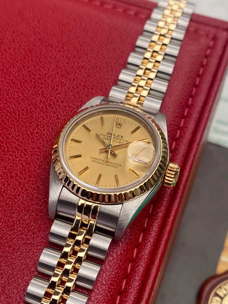 Image for Rolex Lady Datejust 69173 Gold 1991 with original box and papers