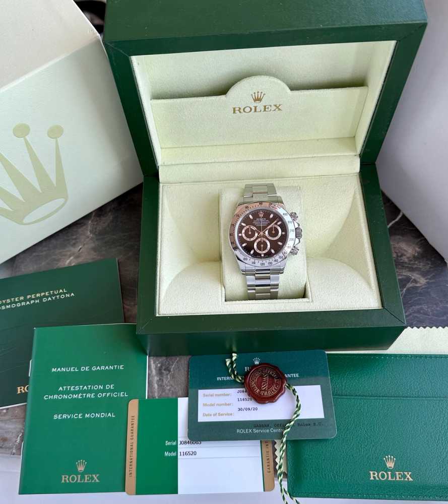 Image for Rolex Daytona 116520 Black 2015 with original box and papers