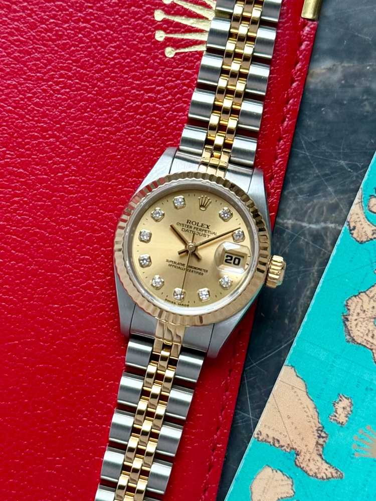 Featured image for Rolex Lady-Datejust "Diamond" 69173 Gold 1996 