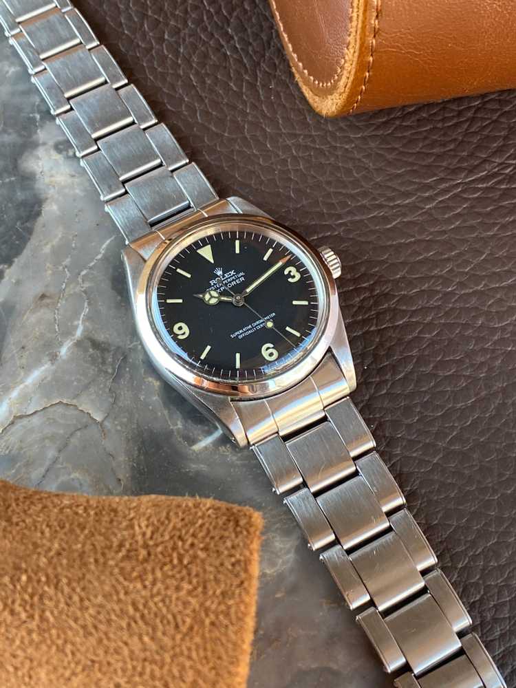 Rolex Explorer Mk1 Frog Foot 1016 Black 1967