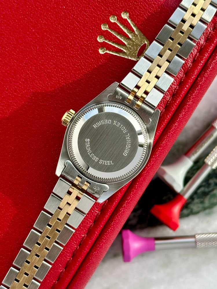 Image for Rolex Lady-Datejust "Diamond" 69173G Gold 1989 with original box and papers 4
