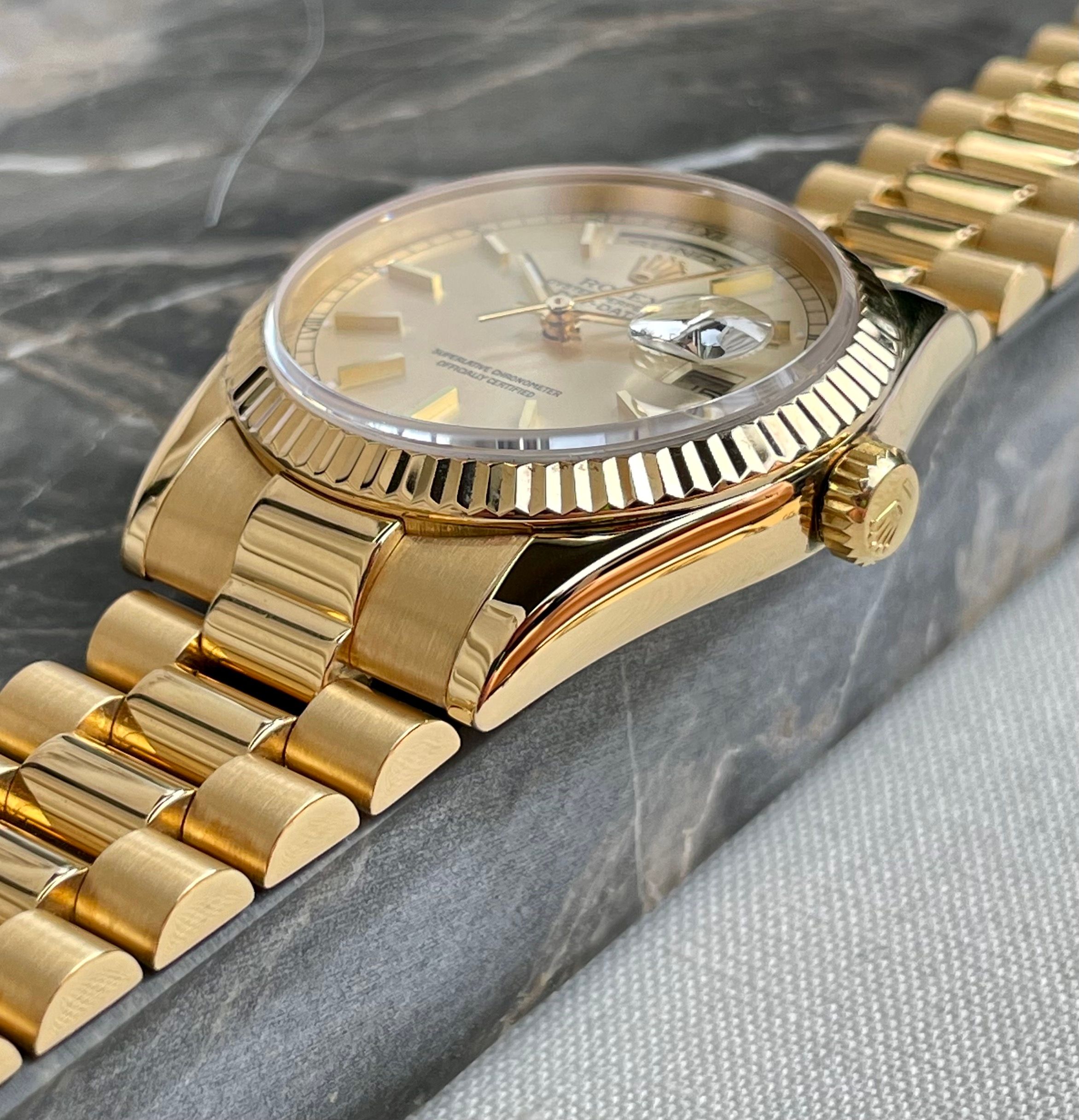 Rolex Day-Date 118238 Silver 2002