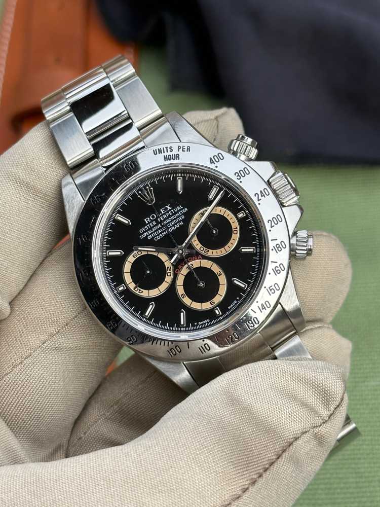 Image for Rolex Daytona "Patrizzi" 16520 Black 1996 with original box and papers