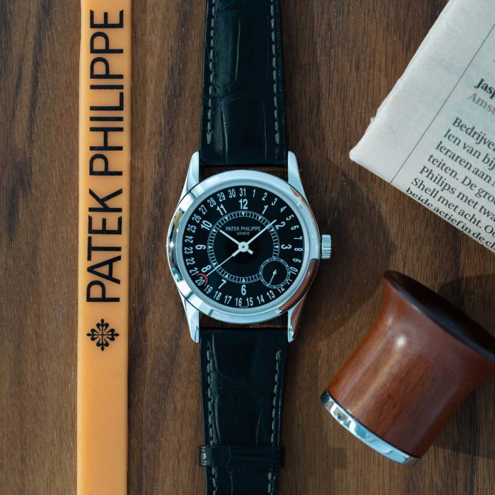 Image for Patek Philippe Calatrava 6000G Black 2009 with original box and papers