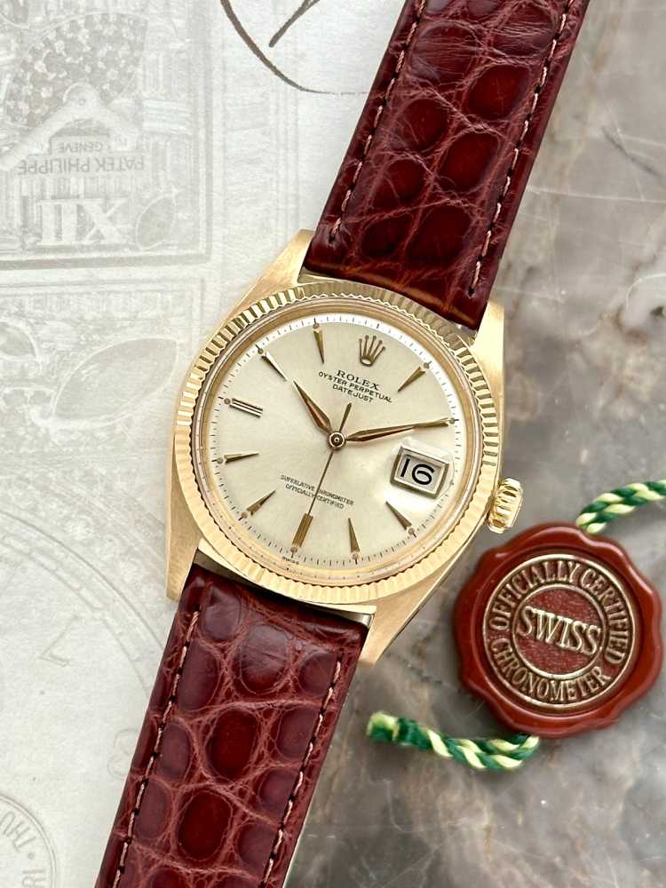 Featured image for Rolex Datejust "Alpha/Leaf" 1601 Silver 1961 