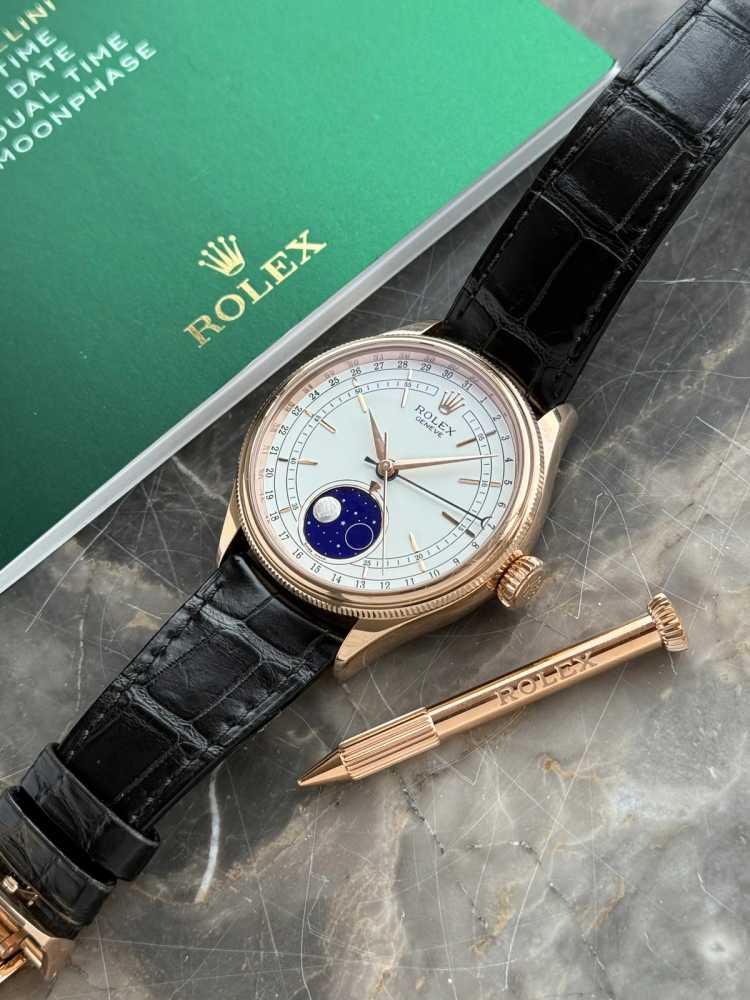 Image for Rolex Cellini Moonphase 50535 White 2021 with original box and papers