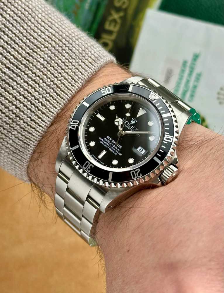 Image for Rolex Sea-Dweller 16600 Black 1996 with original box and papers