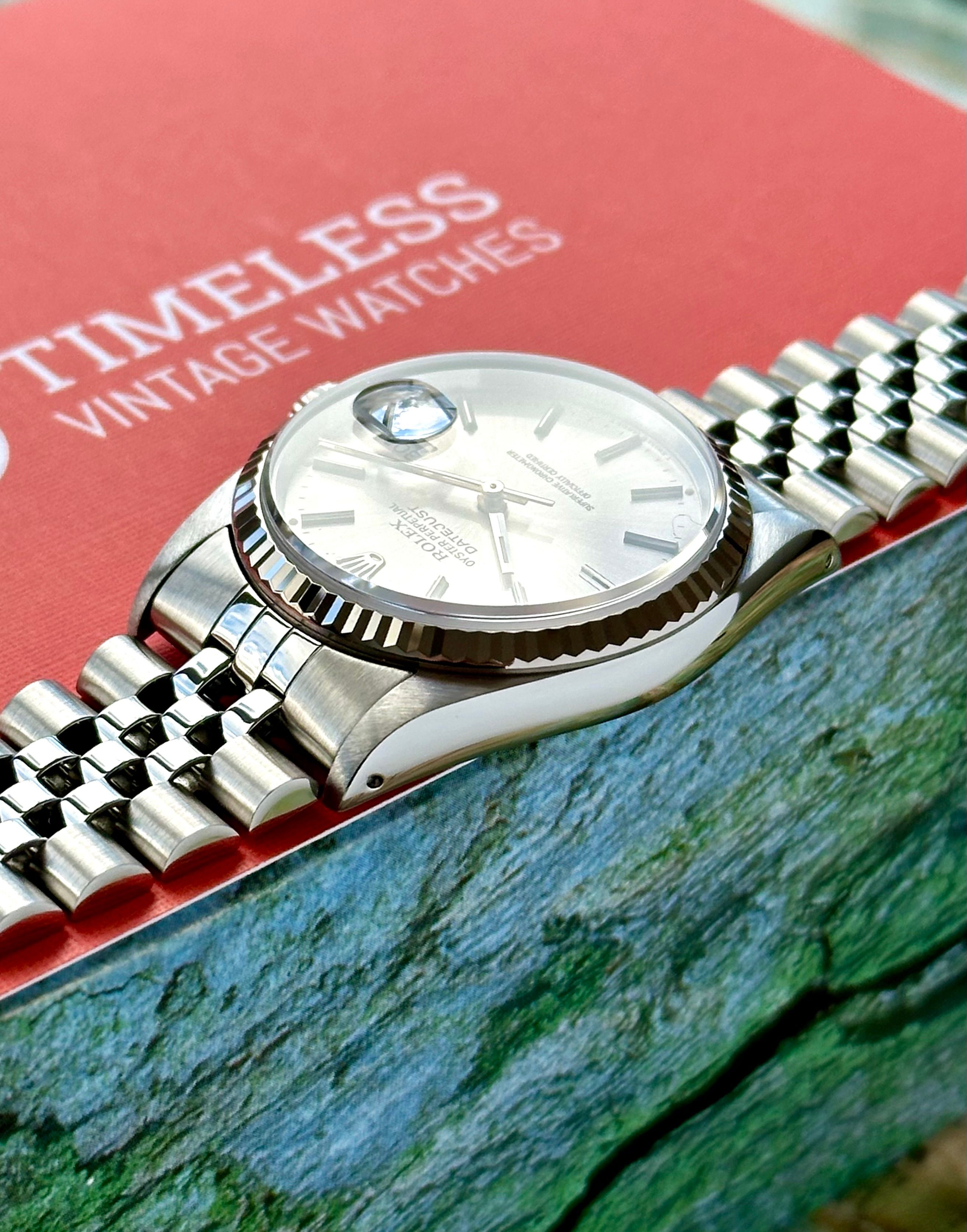 Rolex Datejust 16234 Silver 1993 with original box and papers 2