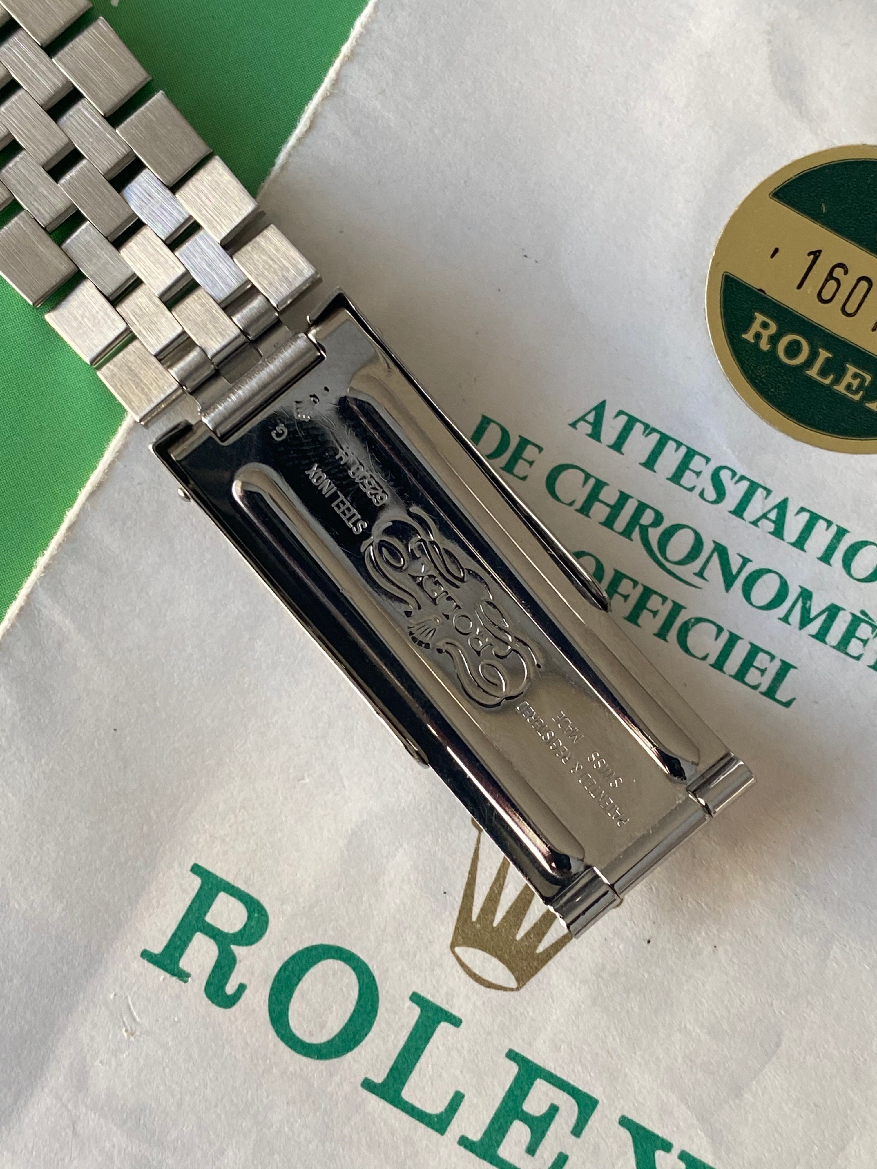 Rolex Datejust 16014 Silver 1984 with original box and papers