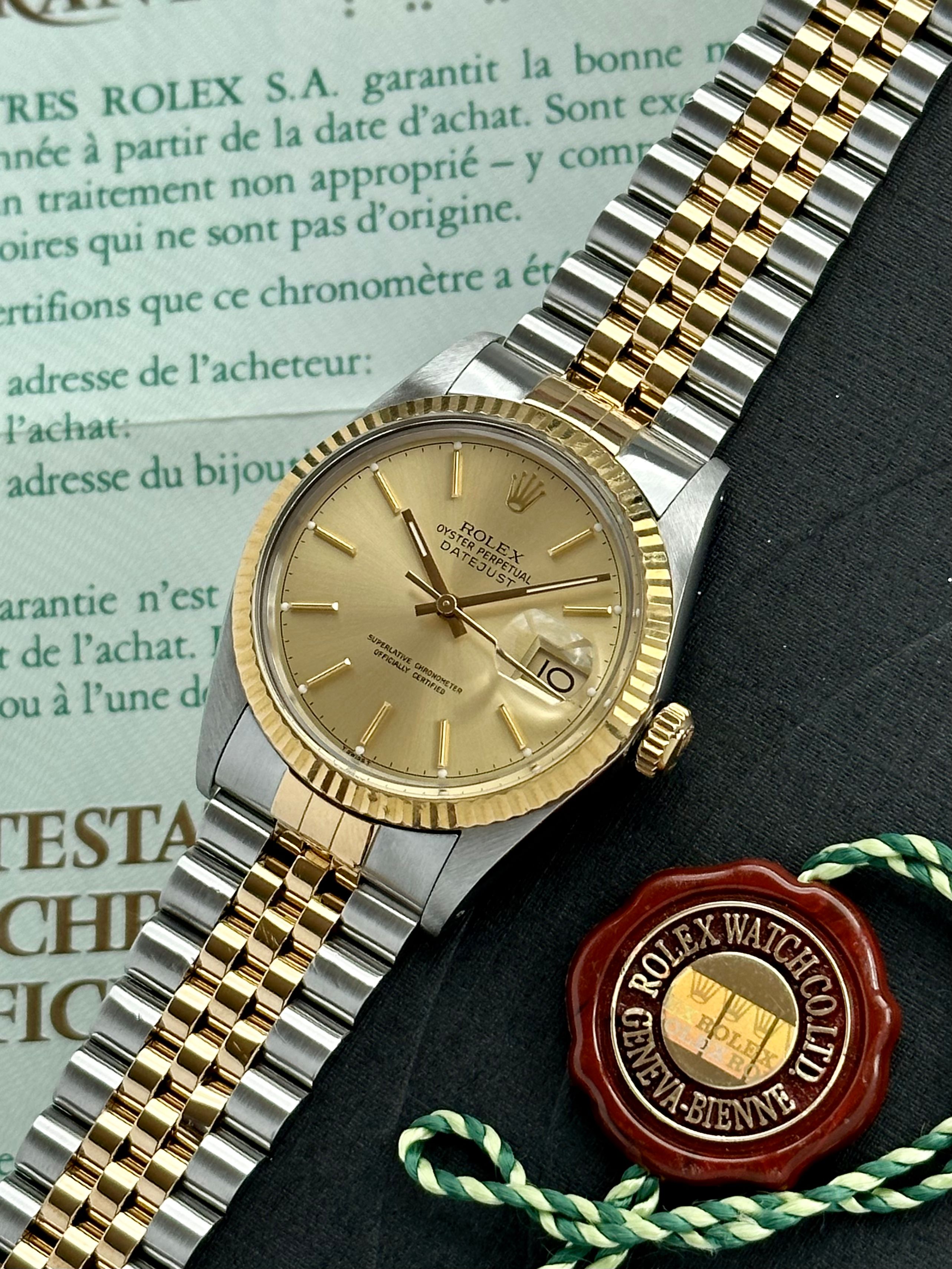 Rolex datejust 28mm online two tone