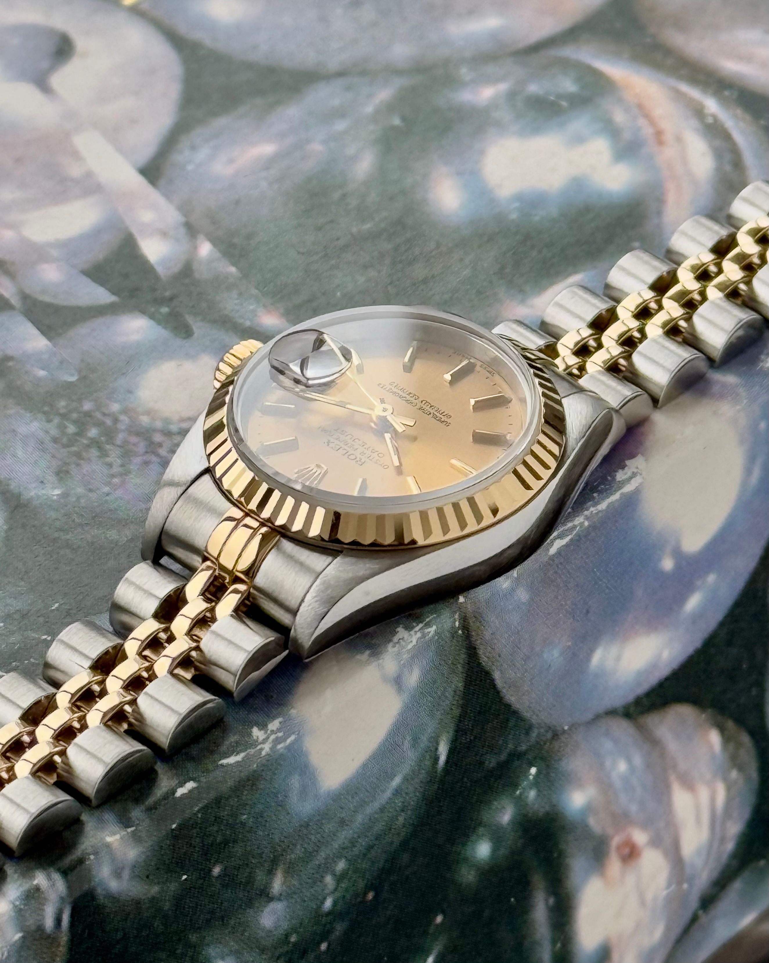 Rolex Lady-Datejust 79173 Gold 2000 with original box and papers