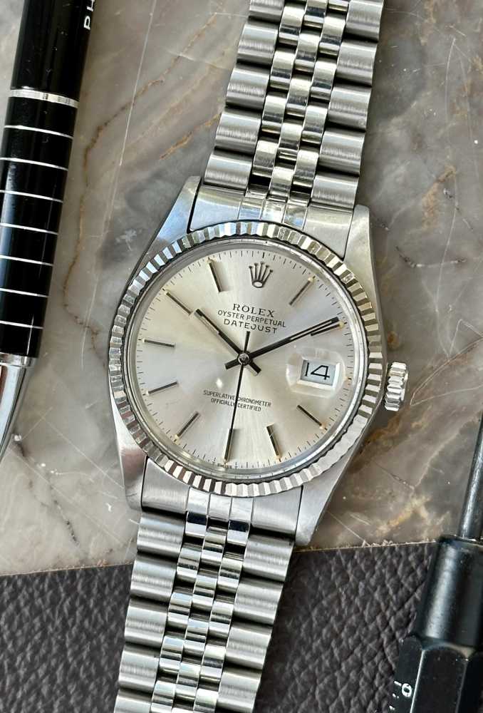 Featured image for Rolex Datejust 16014 Silver 1984 2