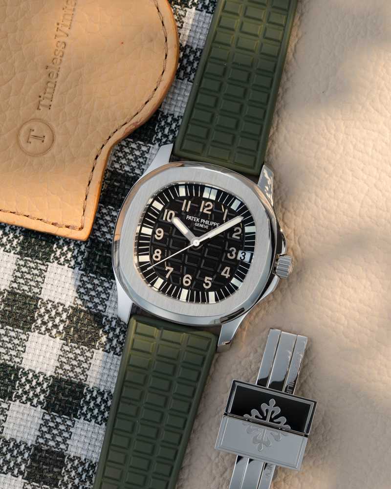 Featured image for Patek Philippe Aquanaut 5066a Black 2005 with original box and papers