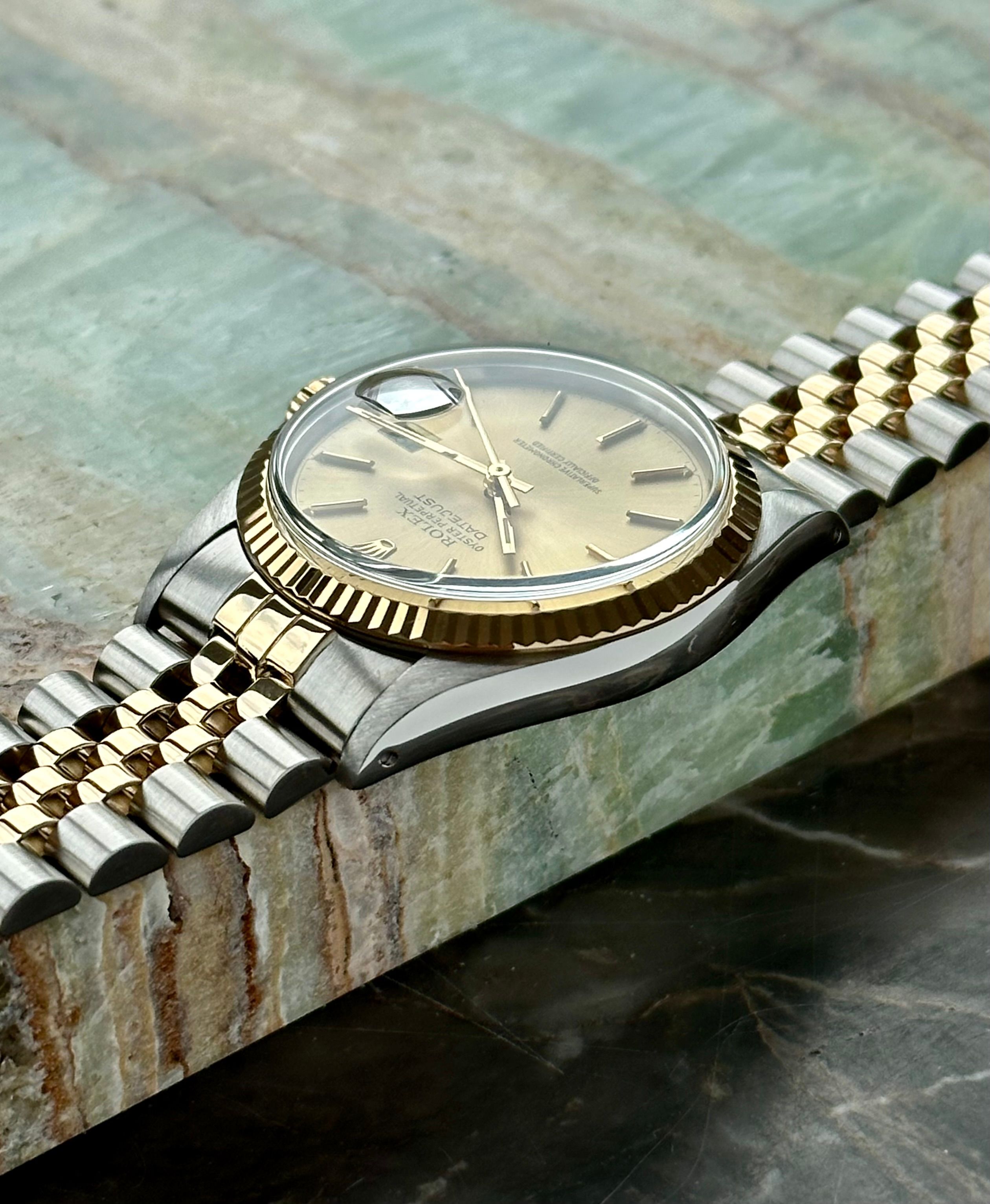 Rolex Datejust 16013 Gold 1986 with original box and papers 2