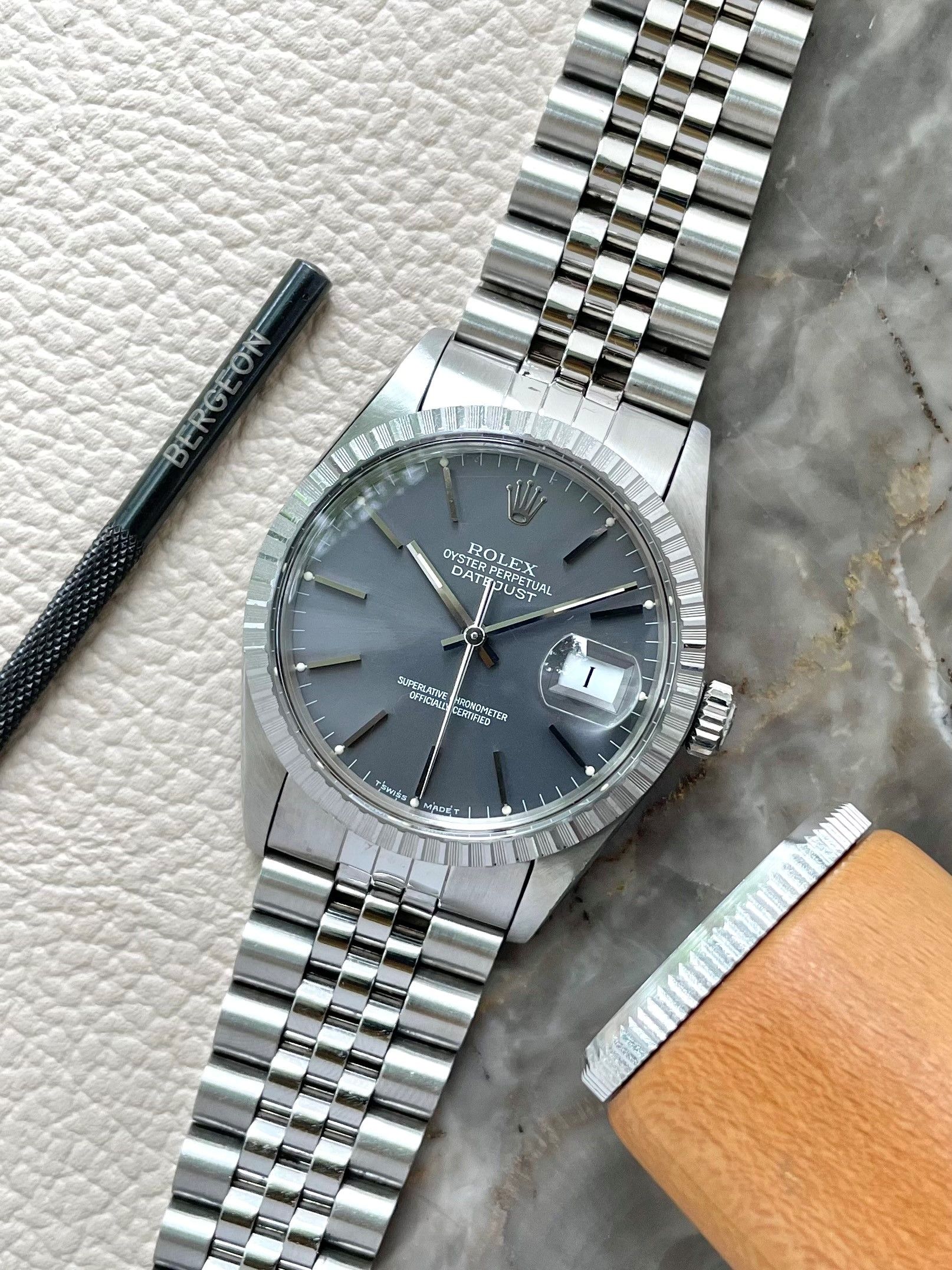 Rolex Datejust 16030 Grey 1986