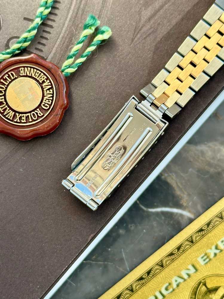 Image for Rolex Midsize Datejust "Diamond" 68273G Gold 1996 with original box and papers