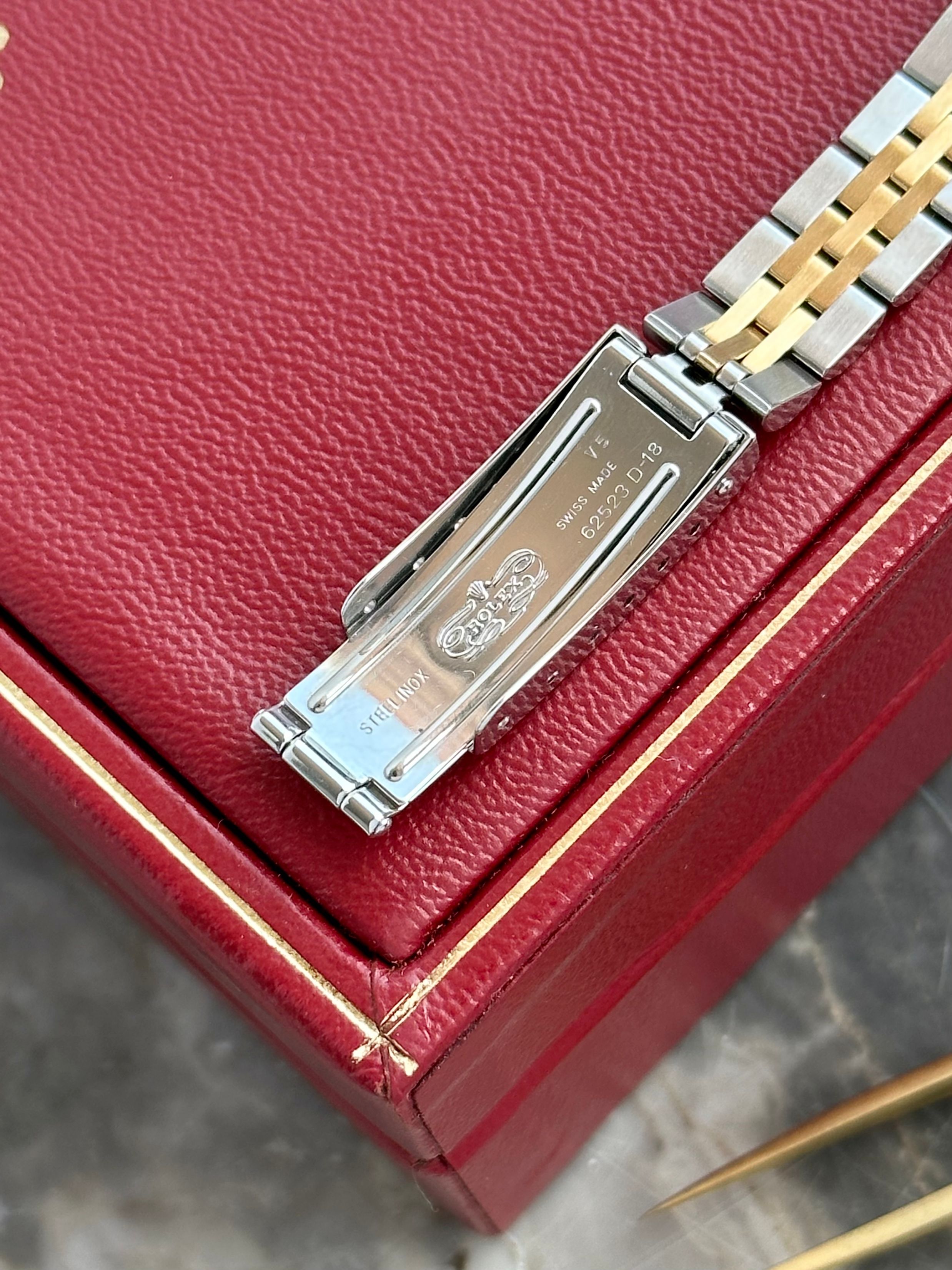 Rolex Lady-Datejust 69173 Gold 1996 with original box and papers