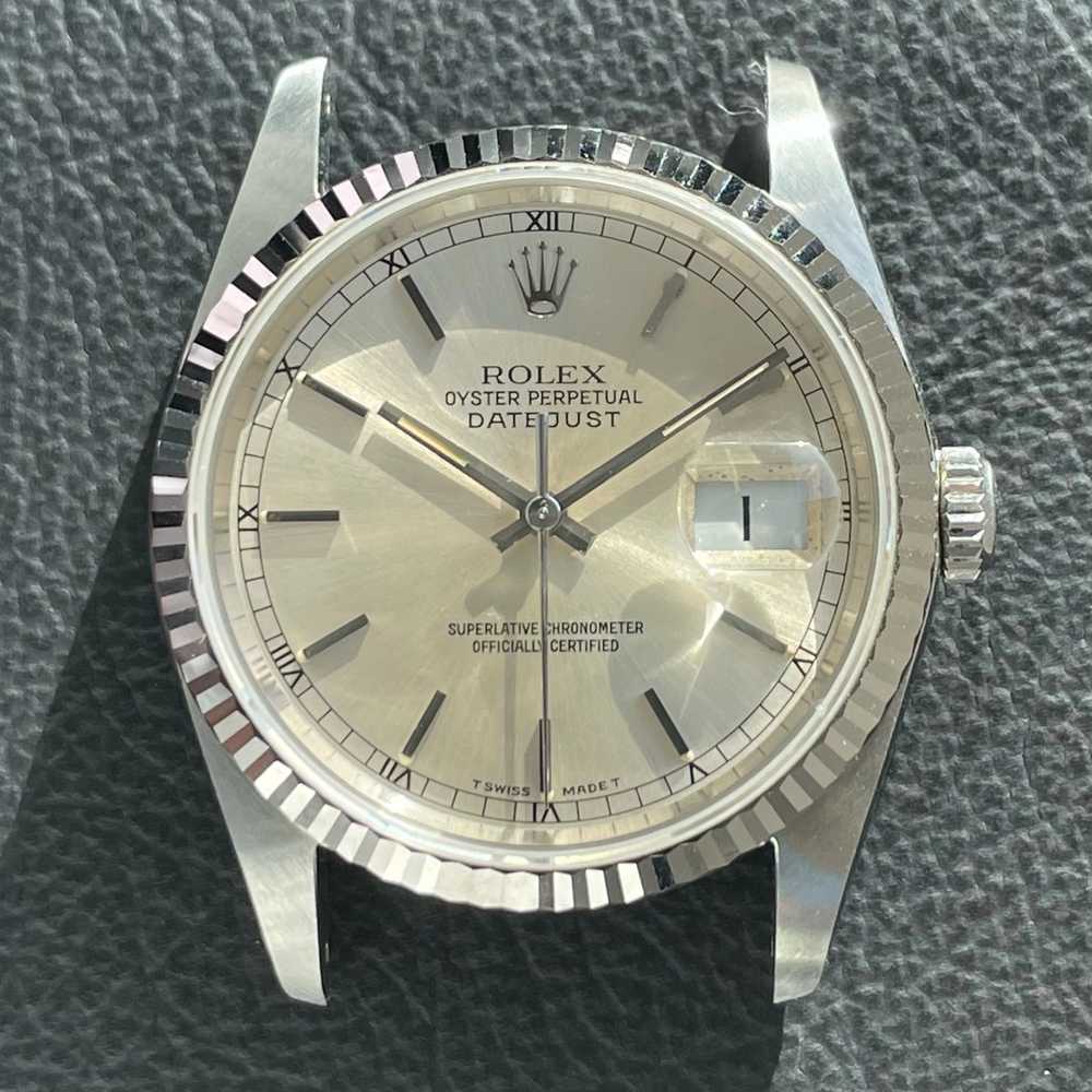 Wrist image for Rolex Datejust 36mm 16234 Silver 1989