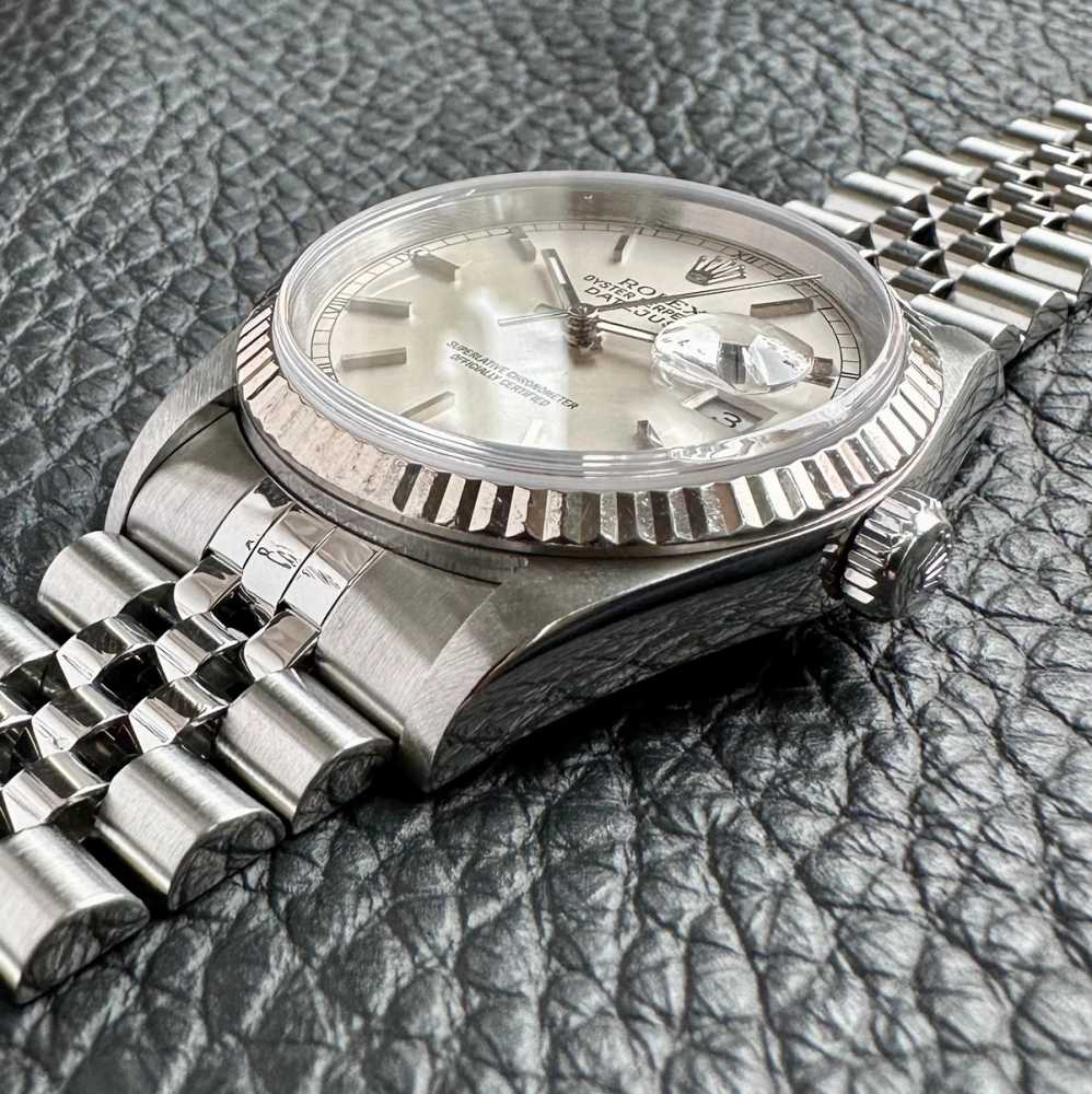 Detail image for Rolex Datejust 16234 Silver 2000 with original box and papers