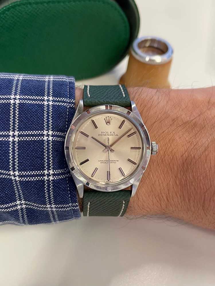 Wrist image for Rolex Oyster Perpetual 1007 Silver 1972