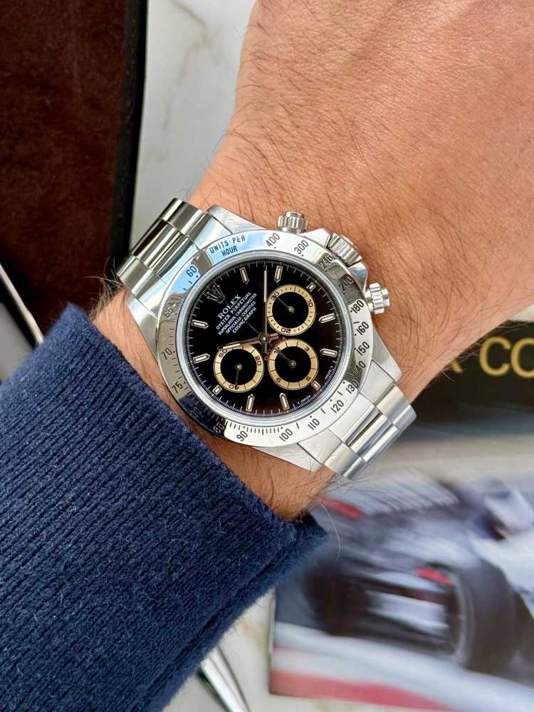 Image for Rolex Daytona "Patrizzi" 16520 Black 1996 with original box and papers