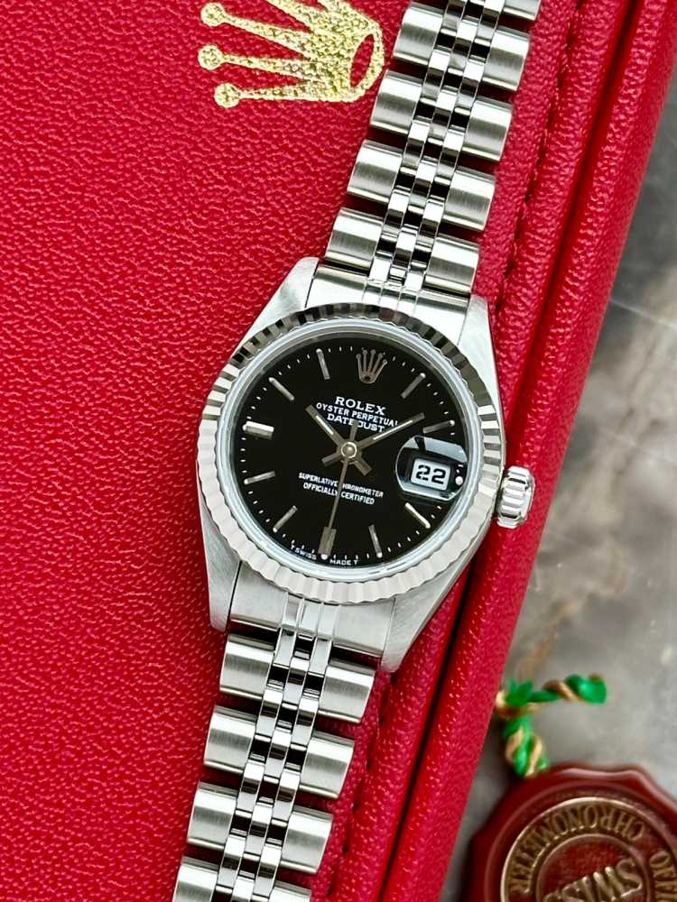 Featured image for Rolex Lady-Datejust 69174 Black 1996 