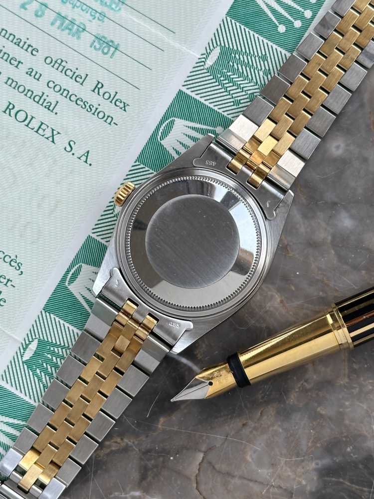 Image for Rolex Datejust 16013 Gold 1980 with original box and papers