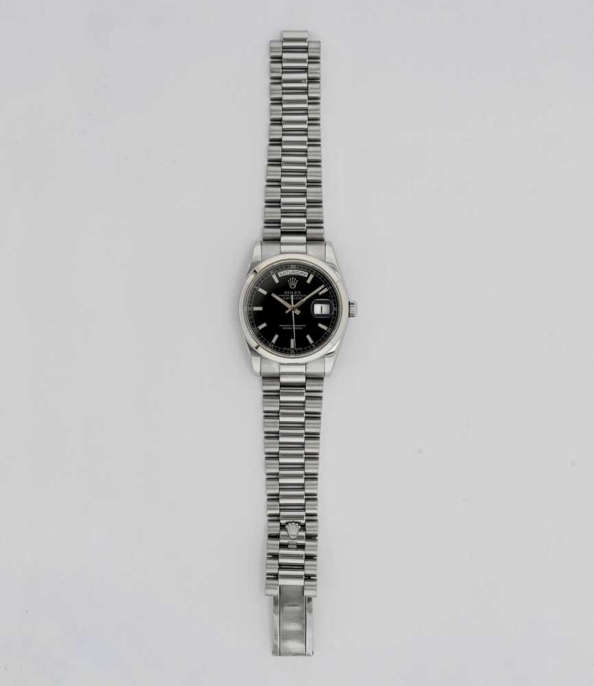 Image for Rolex Day-Date 118209 Black 2002 with original box and papers
