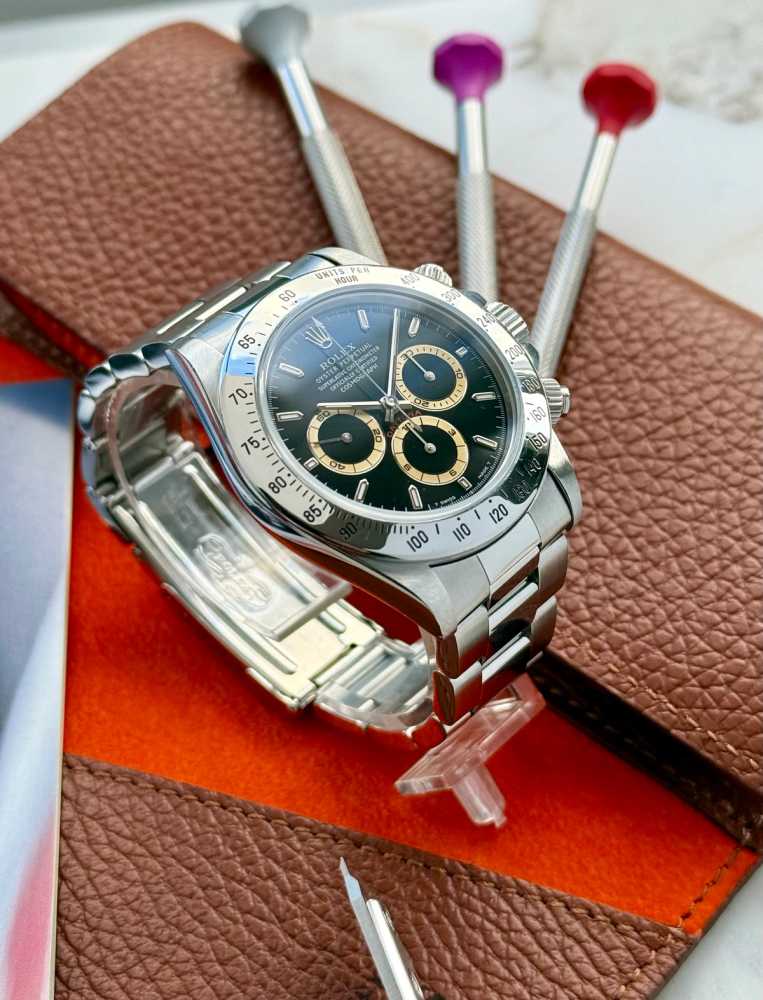 Image for Rolex Daytona "Patrizzi" 16520 Black 1996 with original box and papers