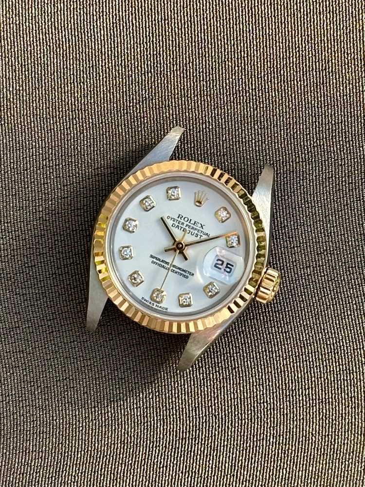 Image for Rolex Lady-Datejust "Diamond" 79173G White 2002 with original box and papers