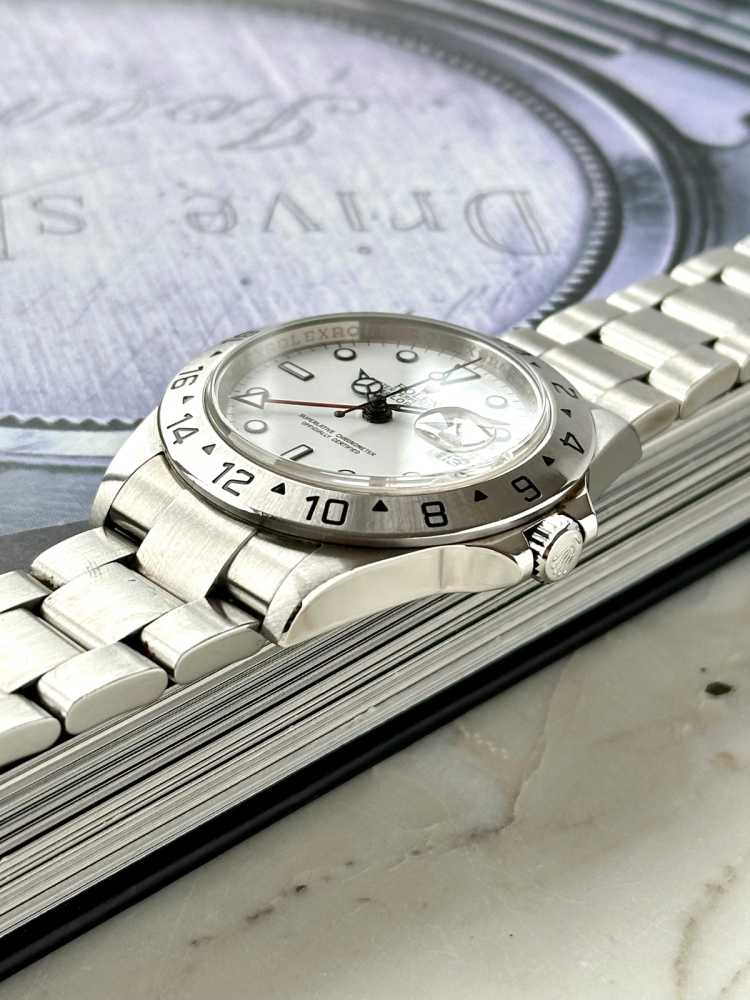 Image for Rolex Explorer 2 "Engraved Rehaut" 16570T White 2008 