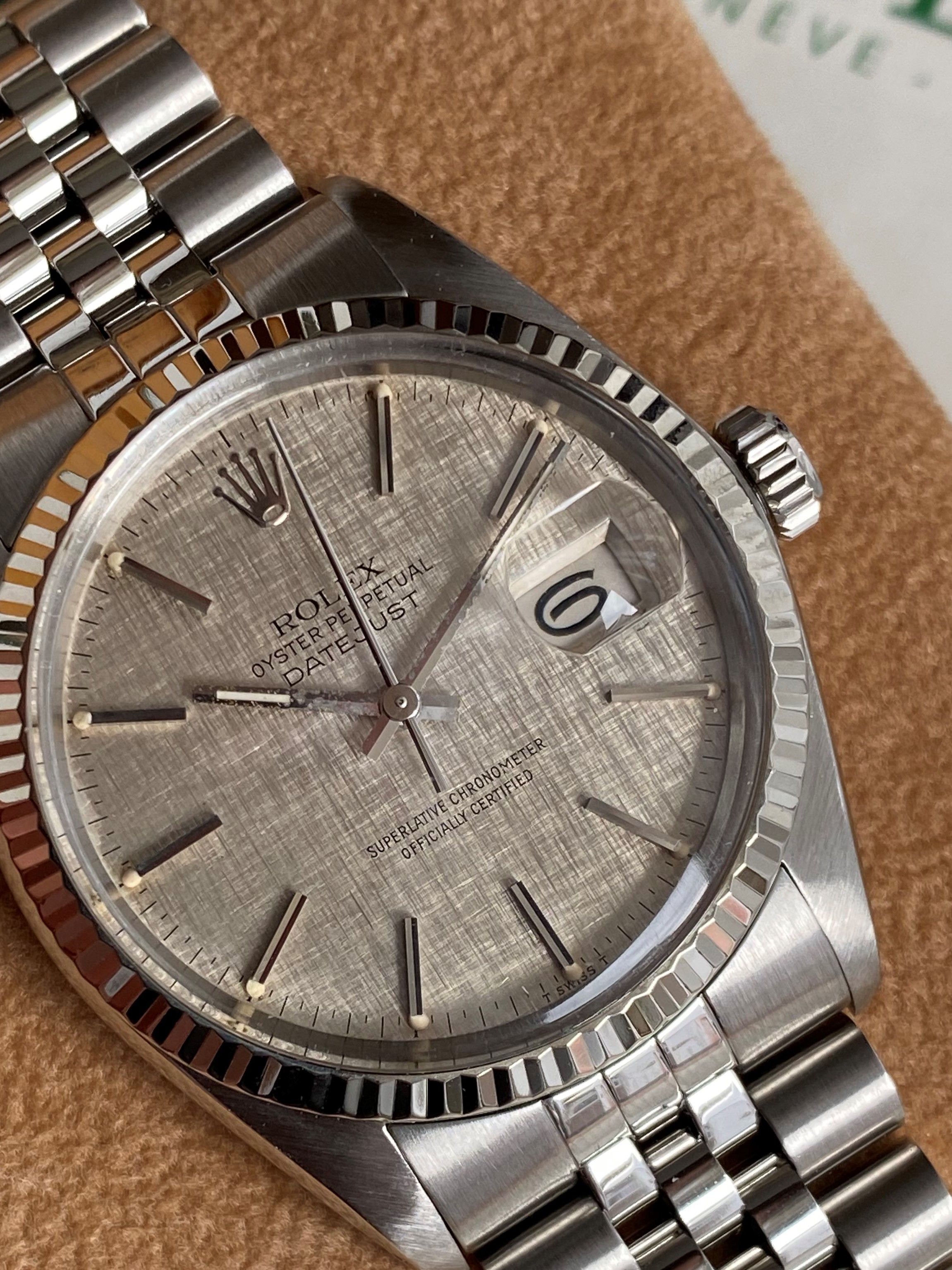 rolex 16014 linen dial