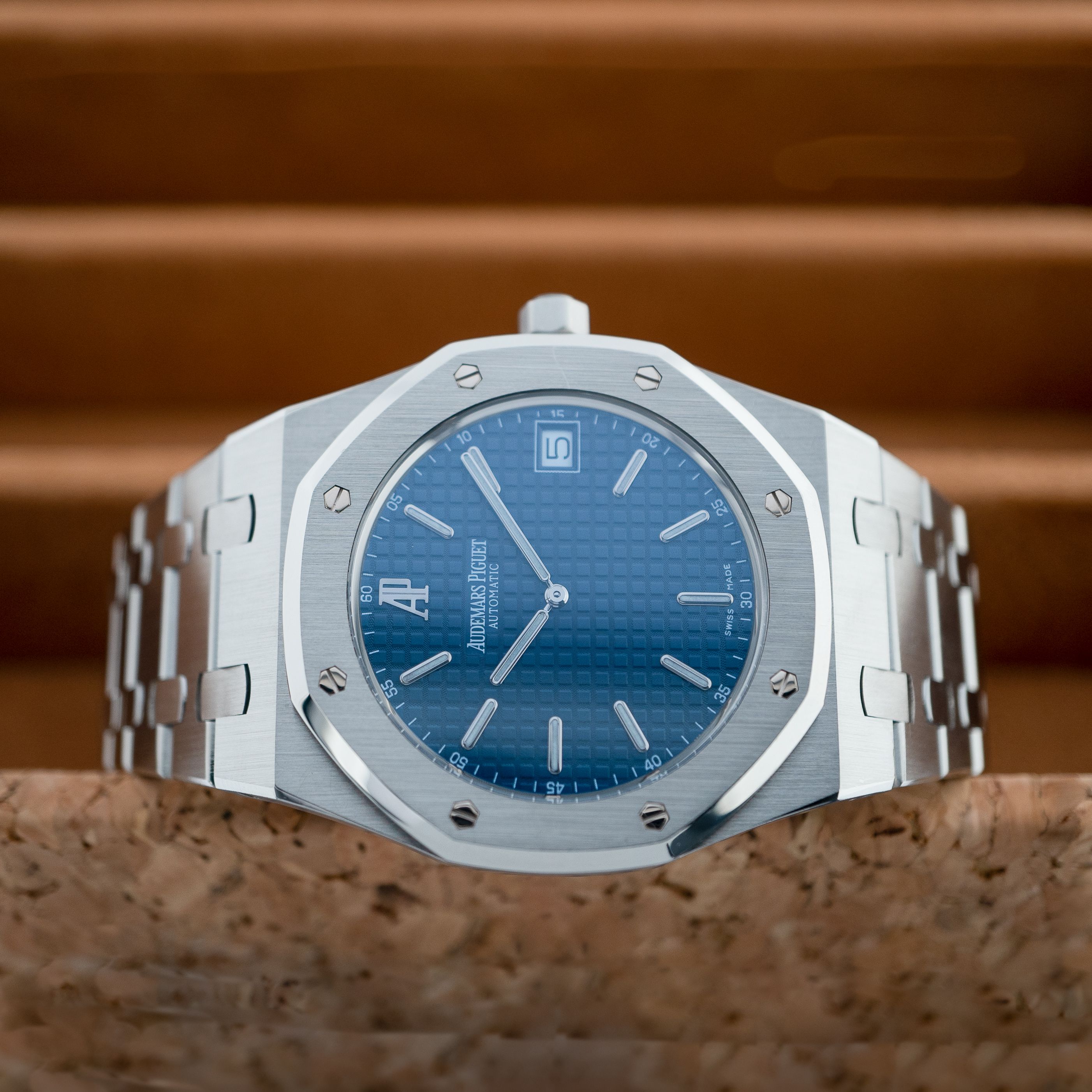 Audemars Piguet Royal Oak Jumbo 'Extra Thin' 15202ST Blue 2008