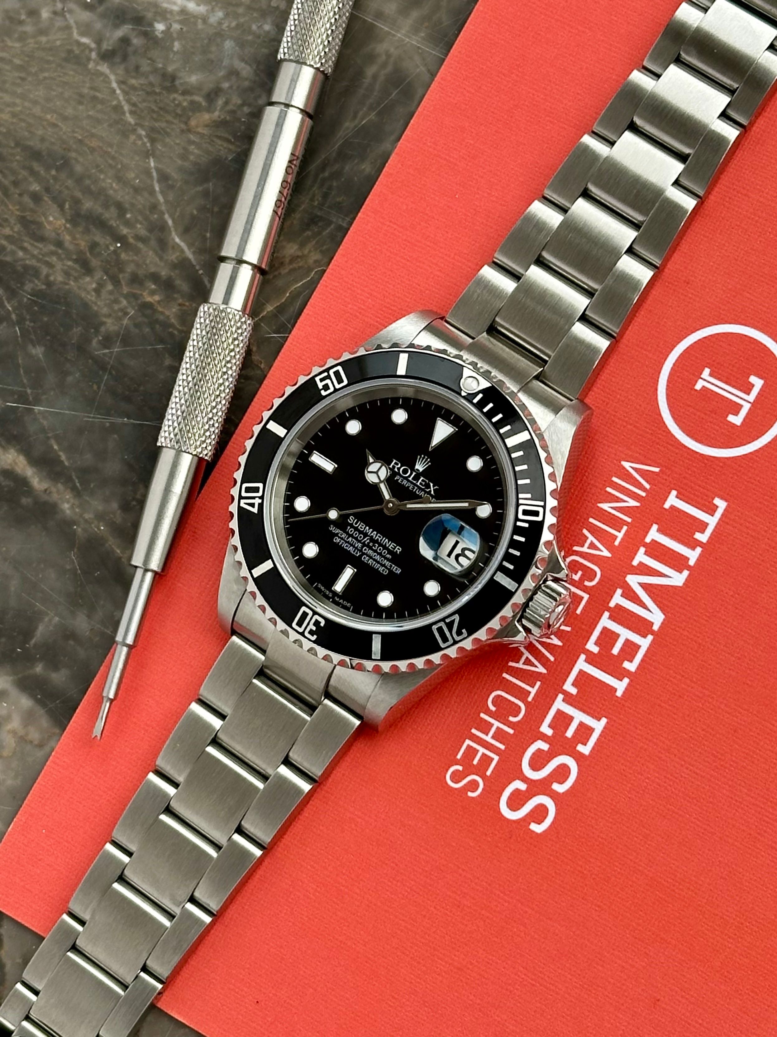 Rolex Submariner 16610 T Black 2006