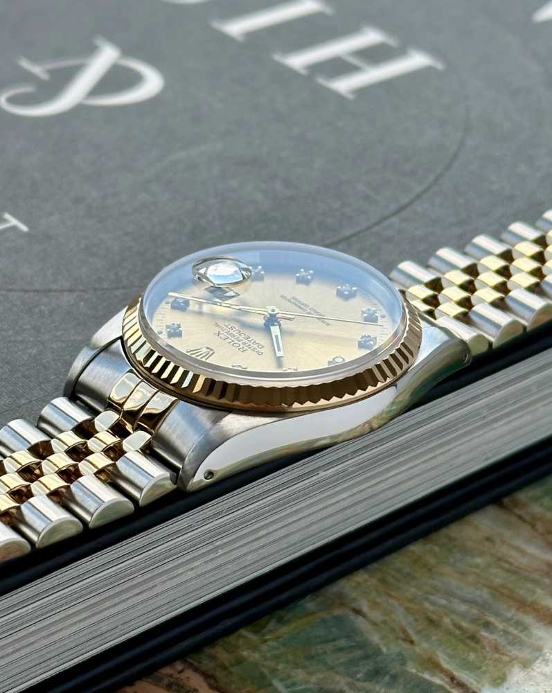 Image for Rolex Datejust "Diamond" 16233 Gold 1988 with original box and papers