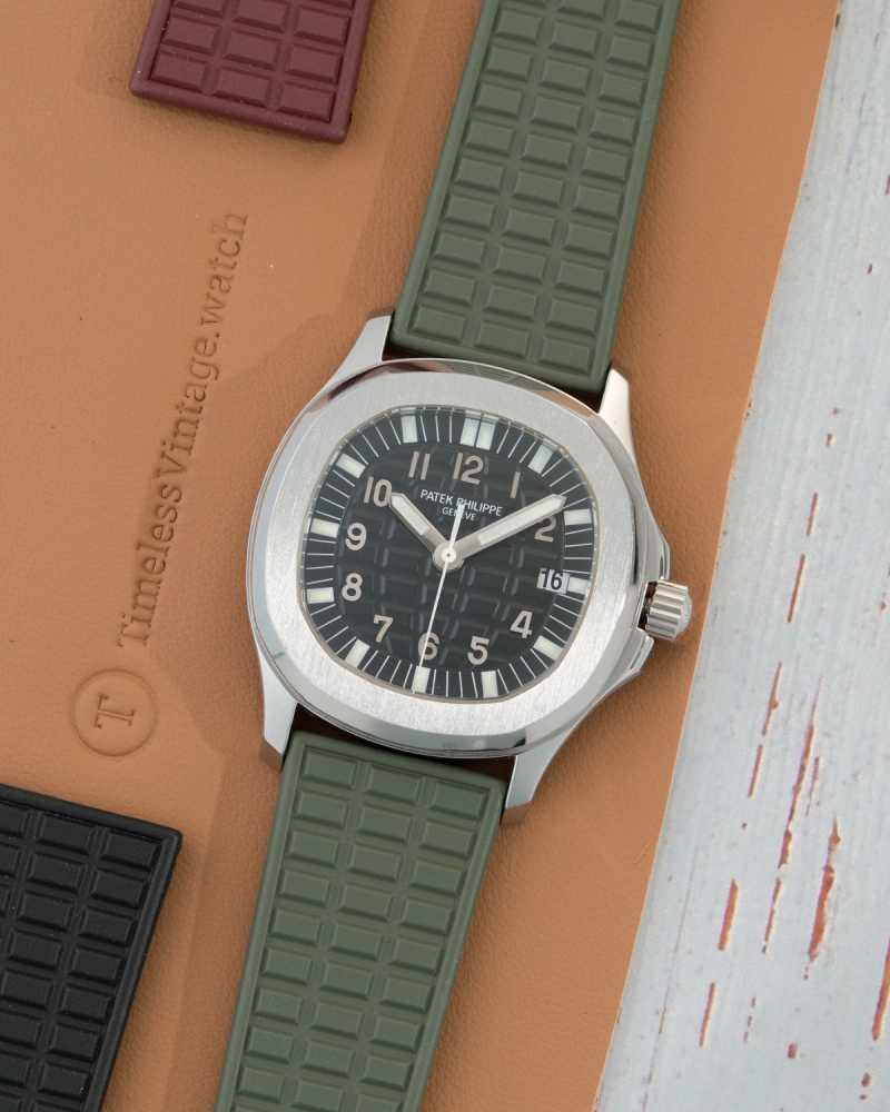 Featured image for Patek Philippe Aquanaut 5064A Black 2001 with original box and papers