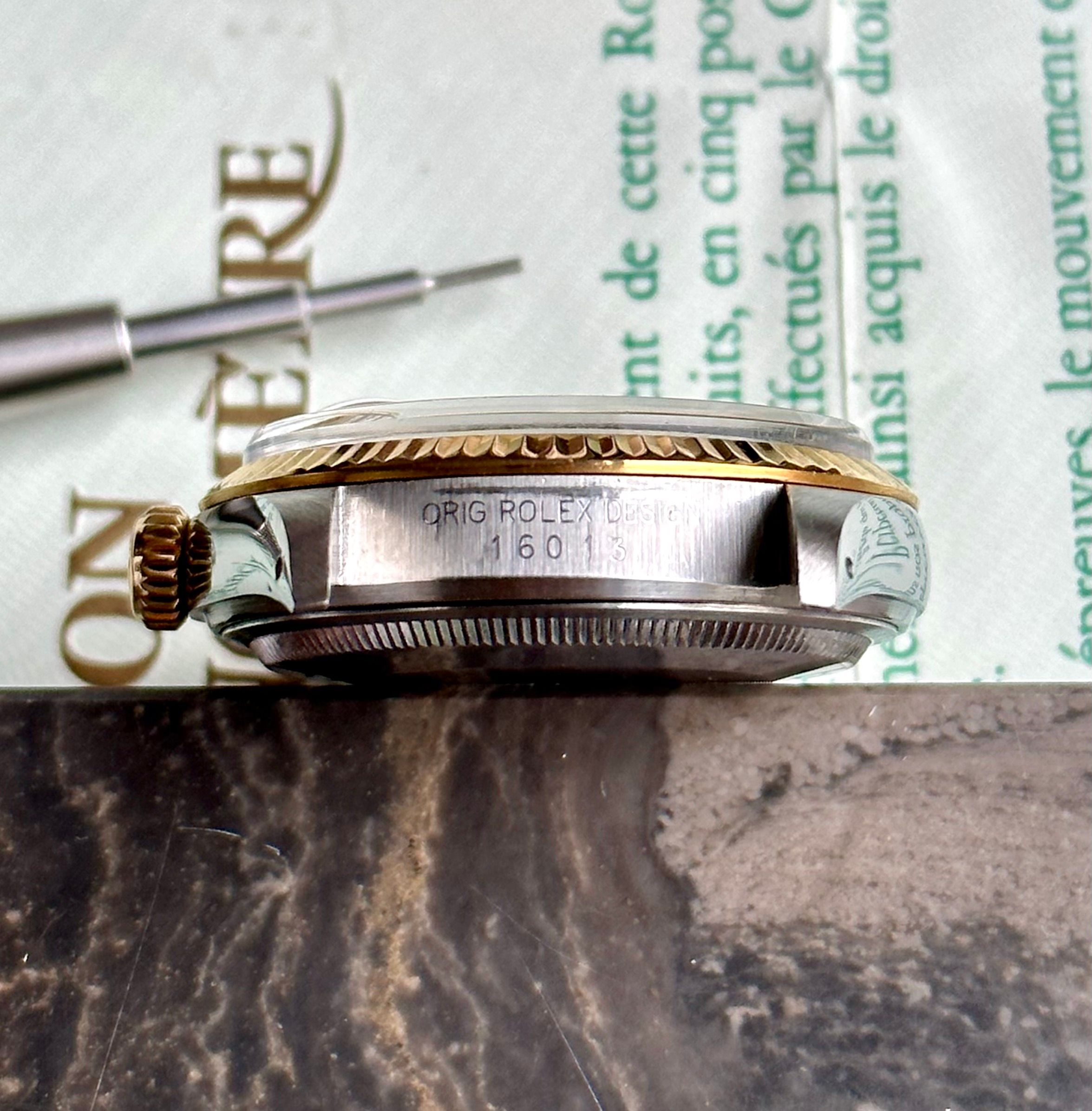 ROLEX Datejust36 1601 ジュビリーブレス C3989 Rolex Datejust 1601 36mm Silver Dial Jubilee Bracelet