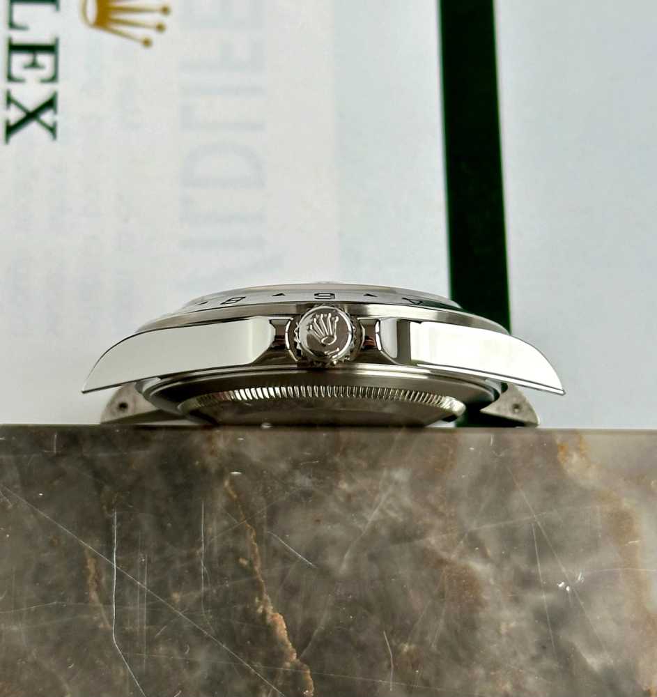 Image for Rolex Explorer 2 "Engraved Rehaut" 16570T White 2008 with original box and papers