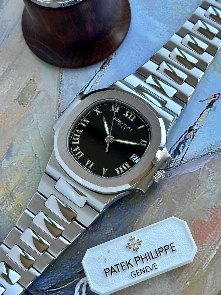 Image for Patek Philippe Nautilus 3800 Black 2002 with original box and papers 2