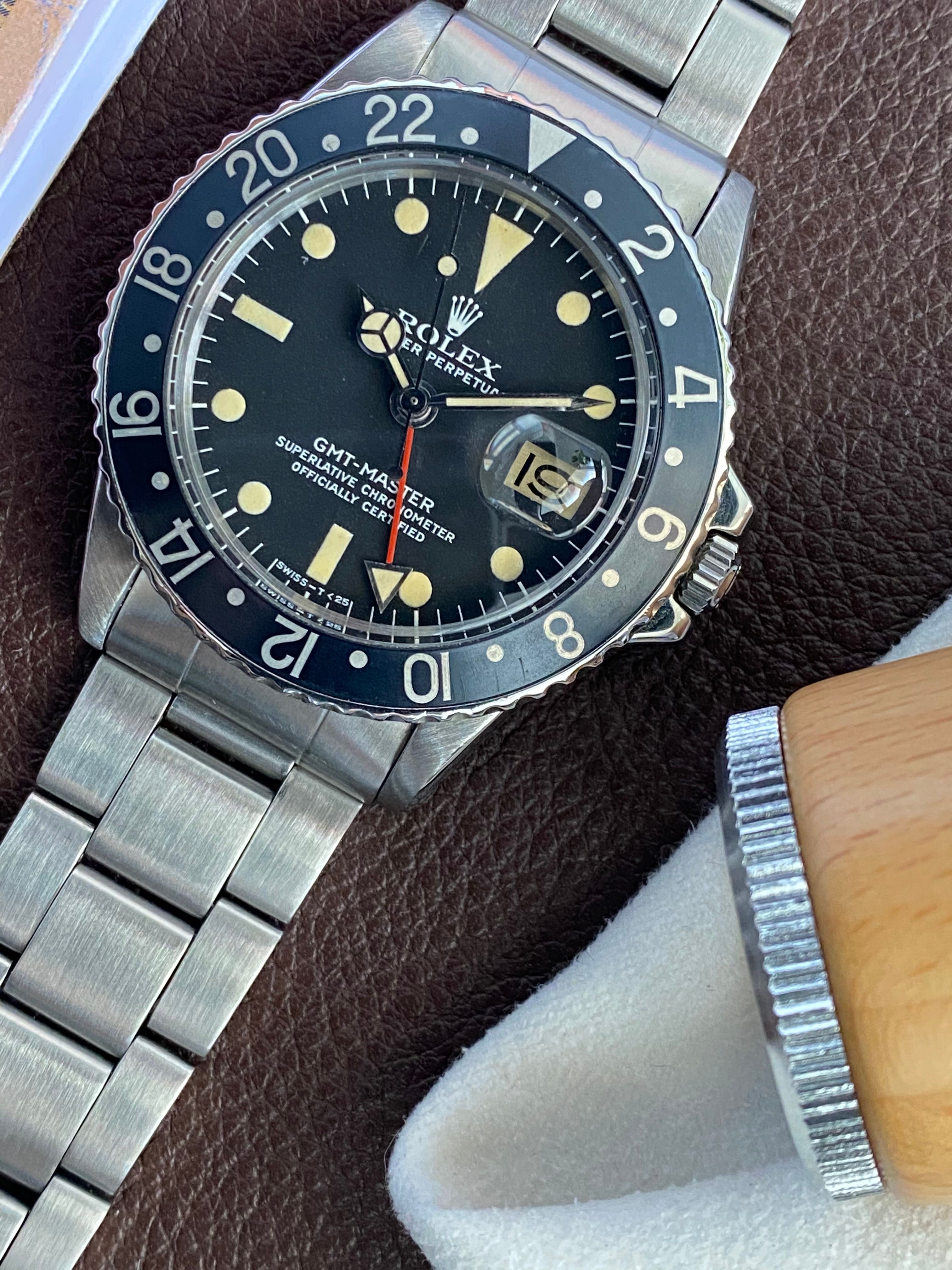Rolex GMT-Master 1675 Black 1973