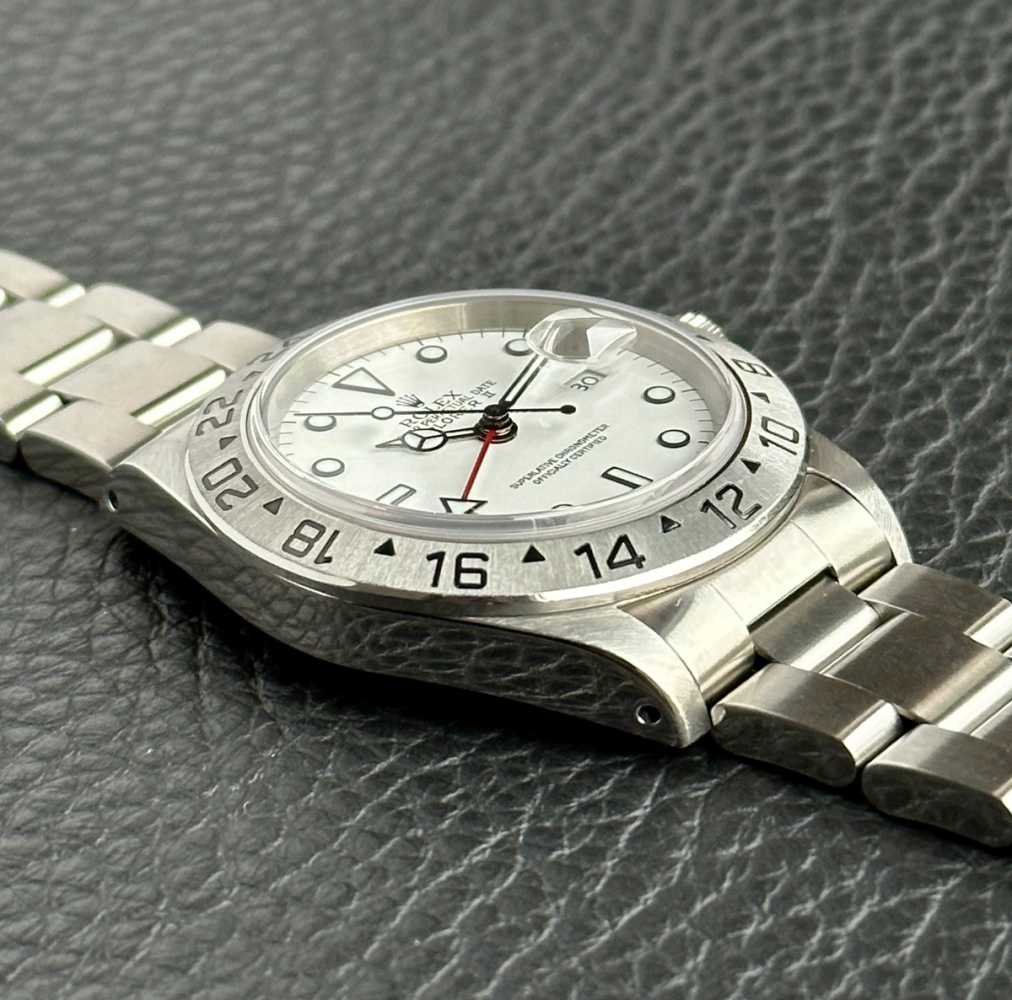 Image for Rolex Explorer II "Swiss" 16570 White 1999 with original box and papers 2
