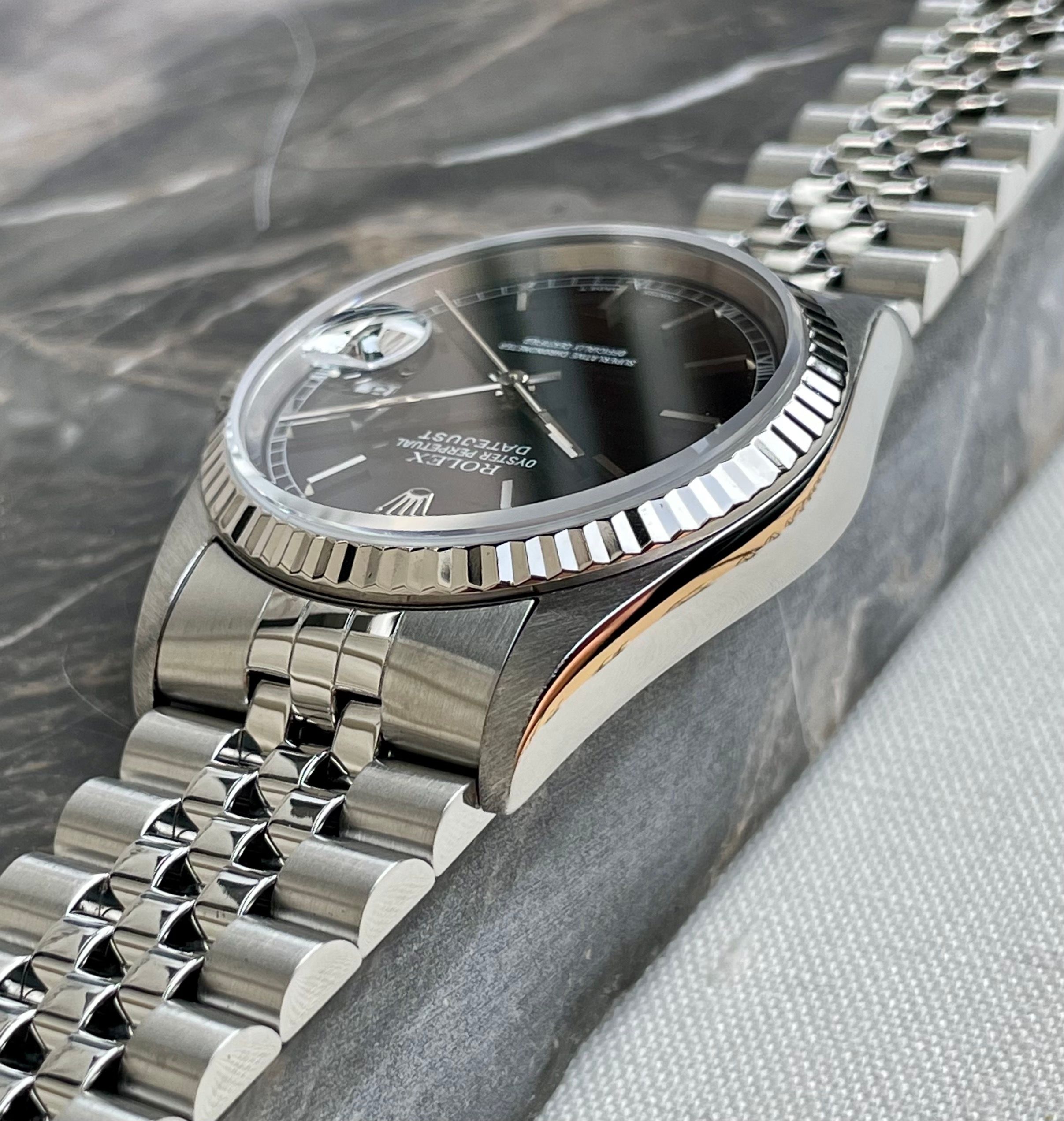 ROLEX DATEJUST 16234 5コマ Rolex Datejust 16234 Blue 1995 with original box and papers 2