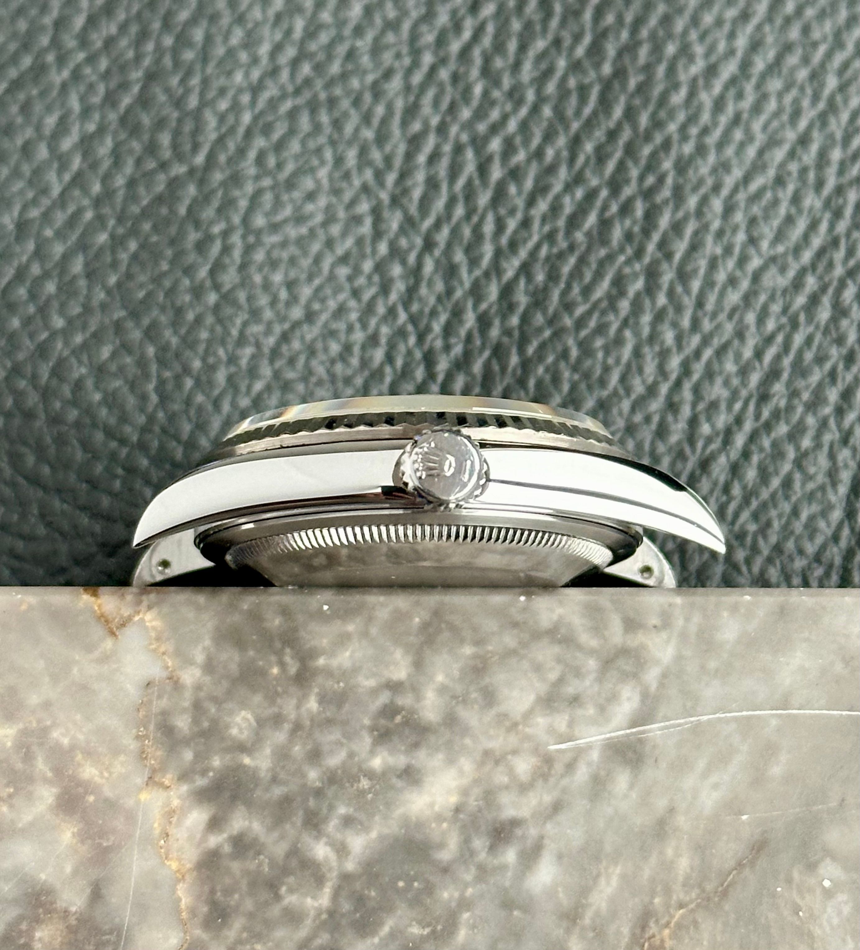 Rolex Datejust 16234 Silver 1996 with original box and papers 2