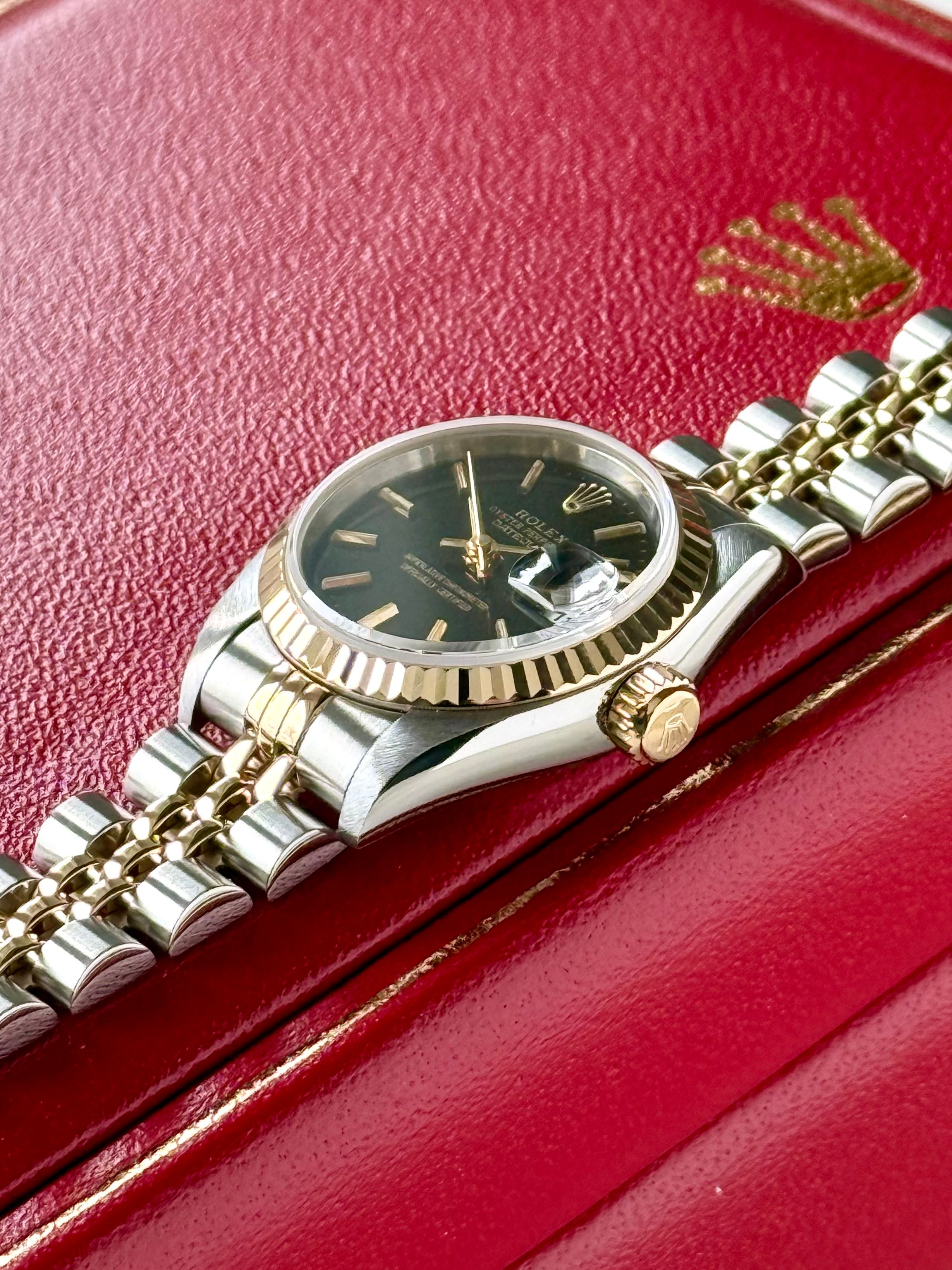 Rolex Lady-Datejust 79173 Black 2001 with original box and