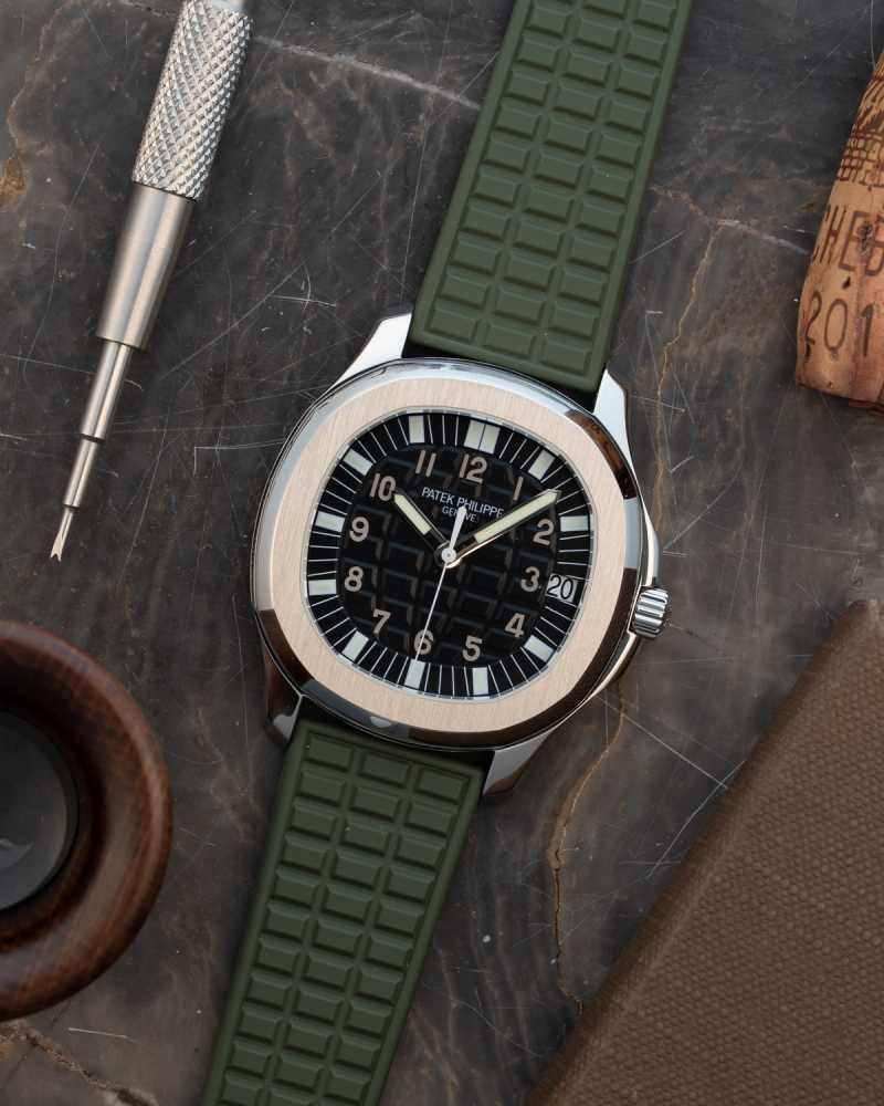 Featured image for Patek Philippe Aquanaut 5065 Black 2005 with original box and papers
