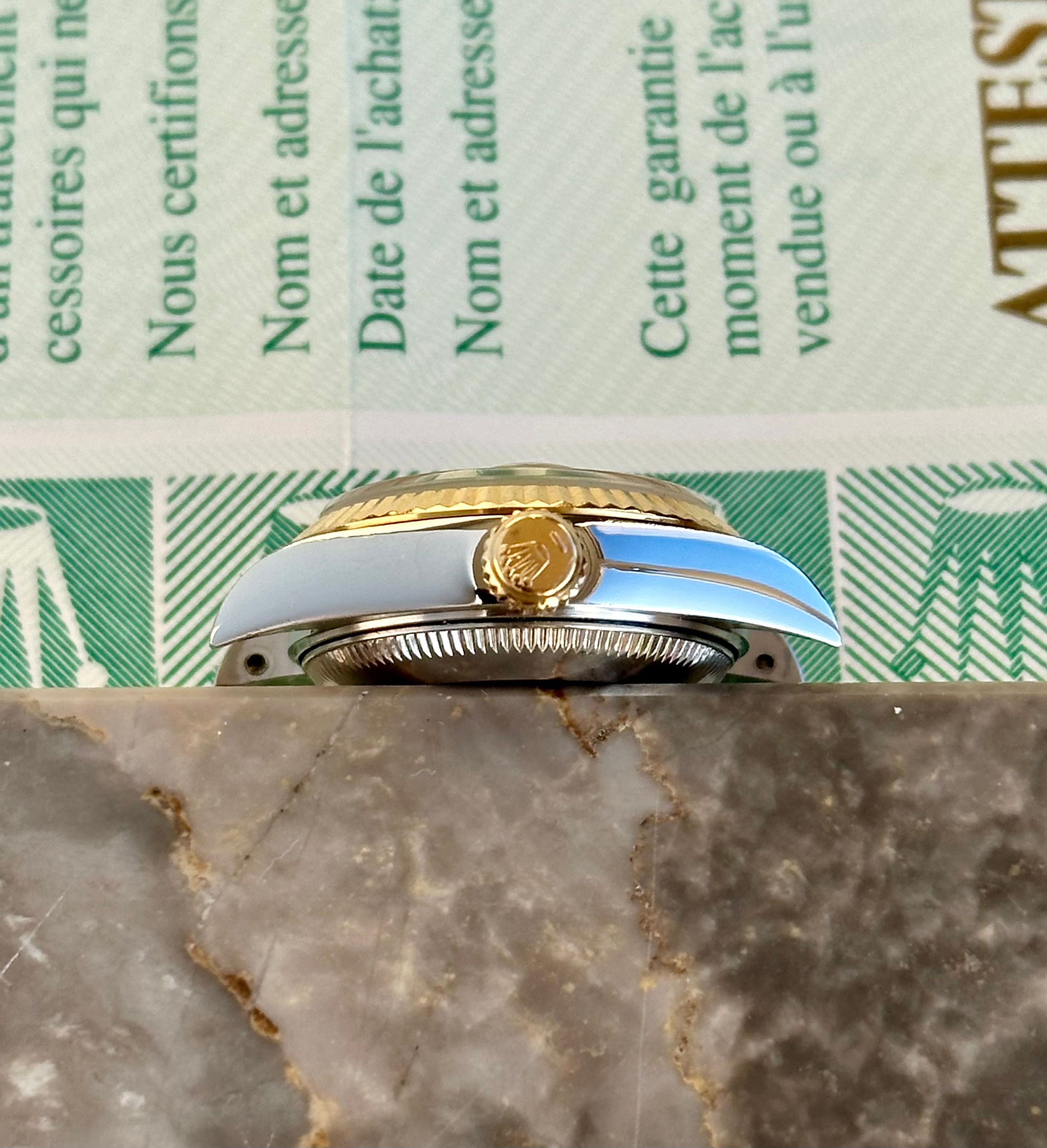 Rolex Lady-Datejust 69173 Gold 1996 with original box and papers 2