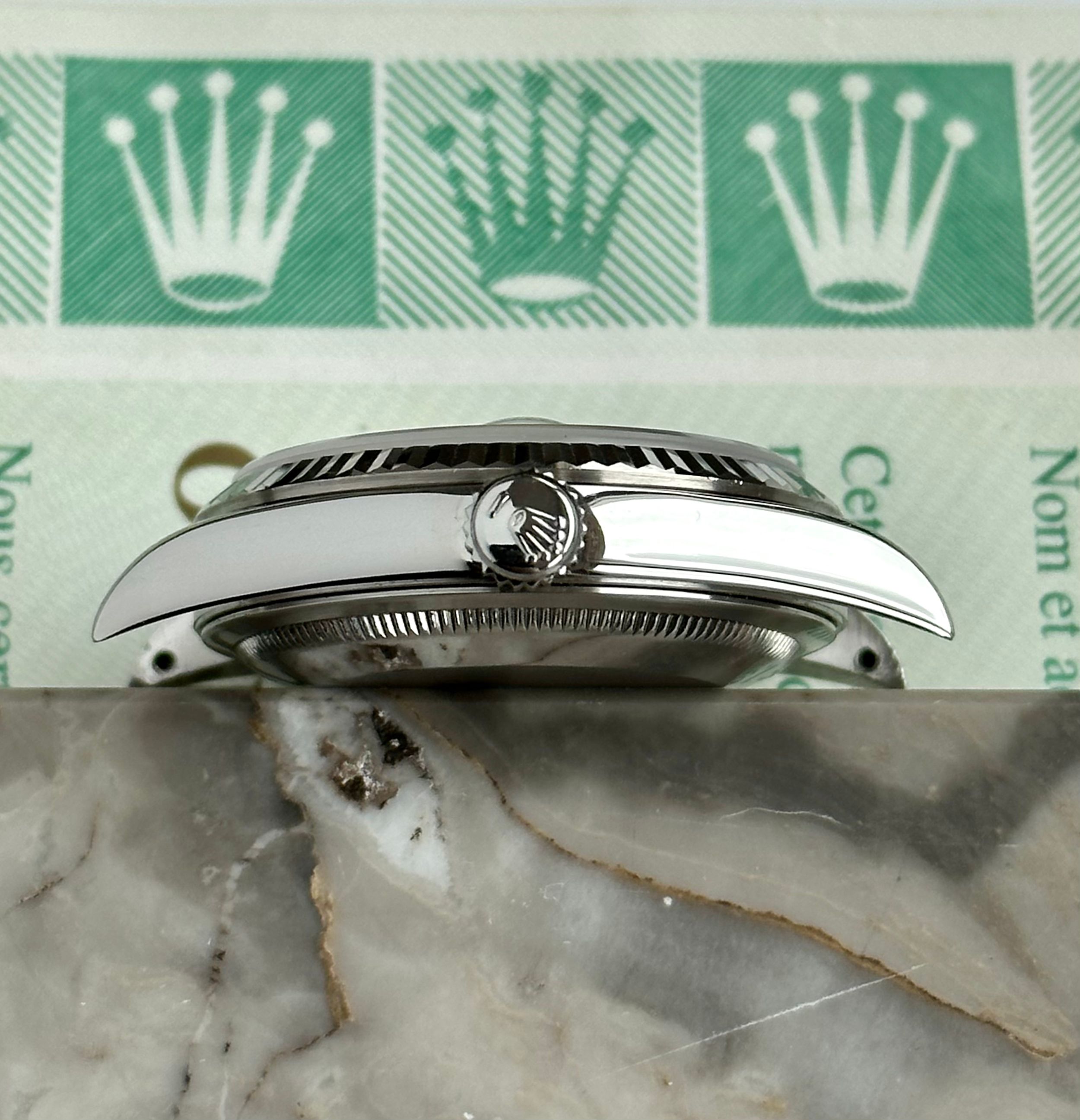 Rolex Datejust 16234 Silver 1995 with original box and papers 2