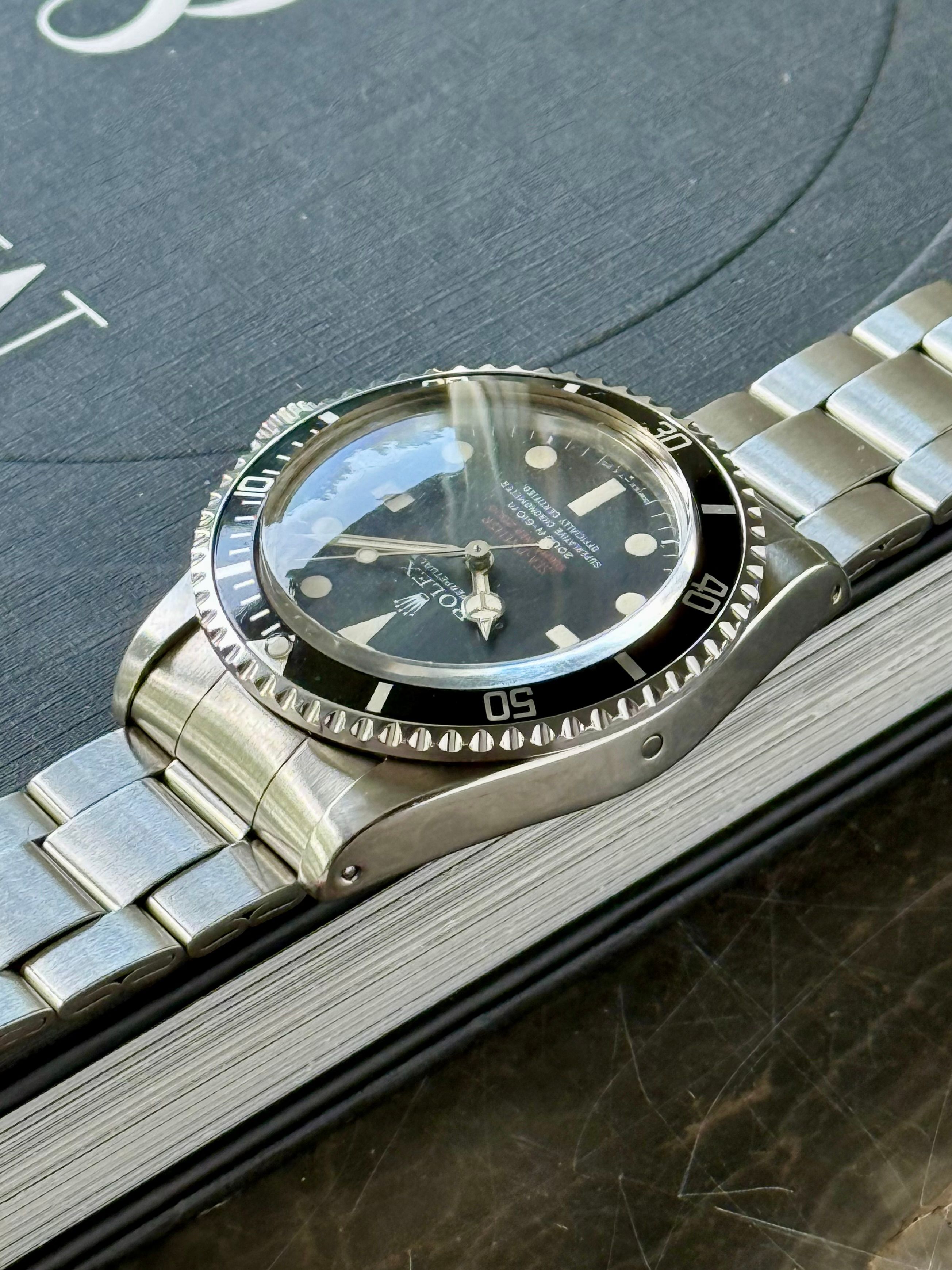 Rolex Sea-Dweller Double-Red 1665 Black 1974 with original box and