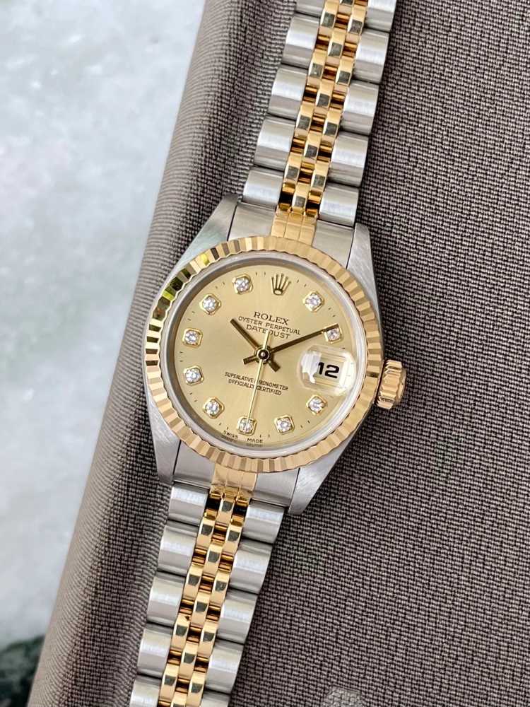 Featured image for Rolex Lady Datejust "Diamond" 79173G Gold 1999 with original box and papers 2